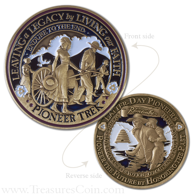 Pioneer Trek Commemorative Challenge Coin