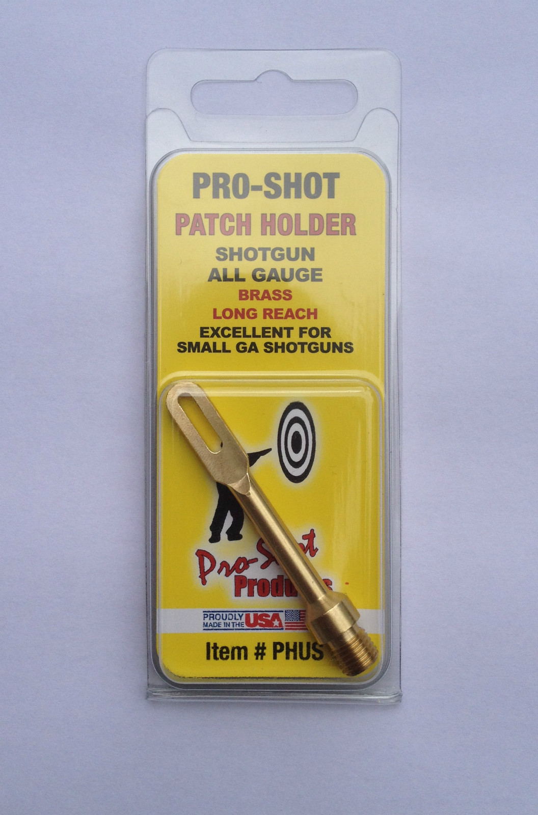 Pro Shot Extended Brass Patch Holder For Shotgun / Slug Gun of All Gauges