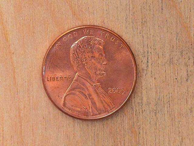2005 P Lincoln Memorial Cent Actual Coin # 1