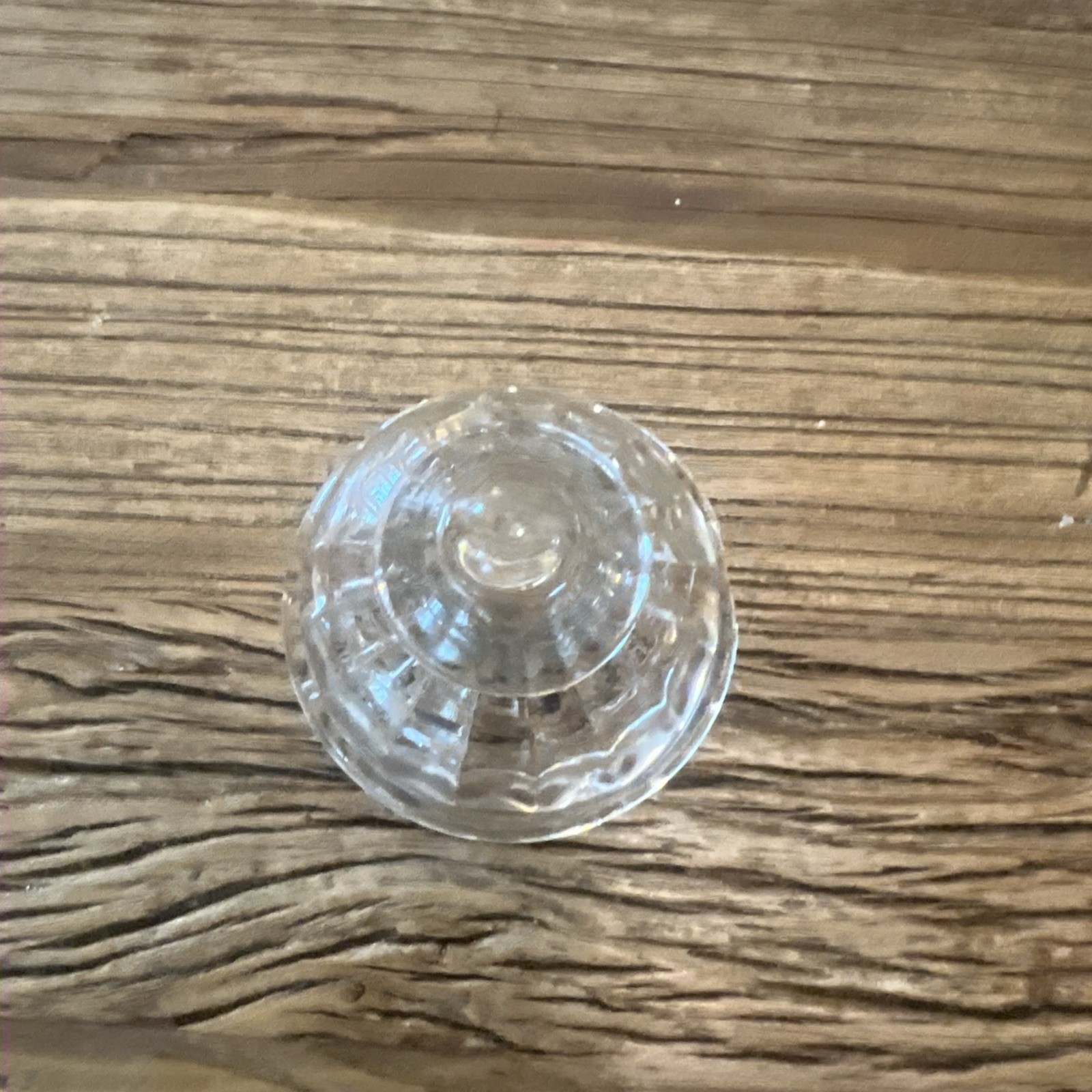 Vintage Clear Glass Percolator LID KNOB Coffee Pot Top Topper w/ Knobs