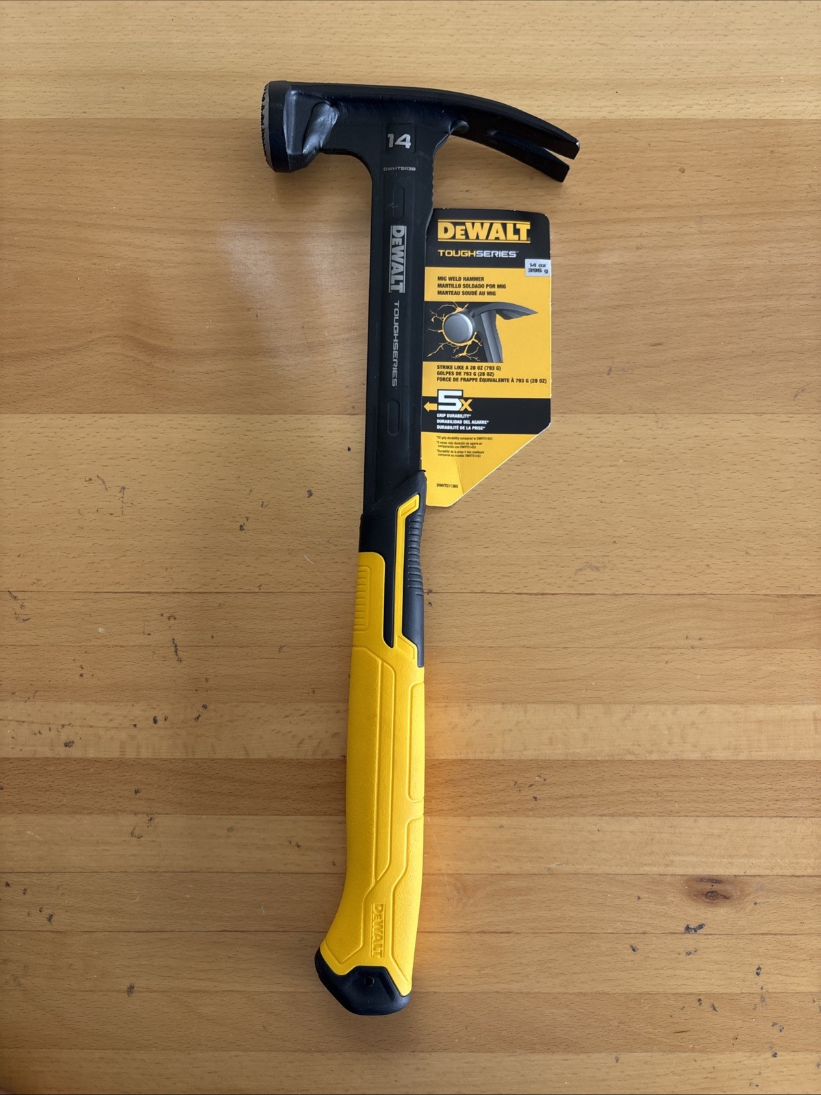 Dewalt DWHT51138X TOUGHSERIES14 oz. Mig Weld Hammer