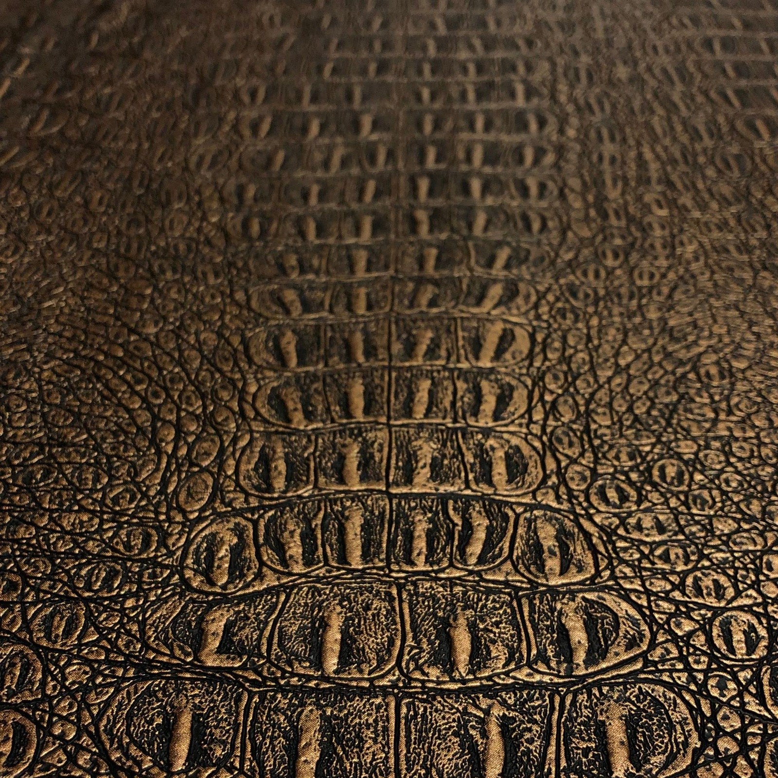 Alligator Fabric, Soft Textured Crocodile Vinyl Faux Leather, Gator Skin Embo...
