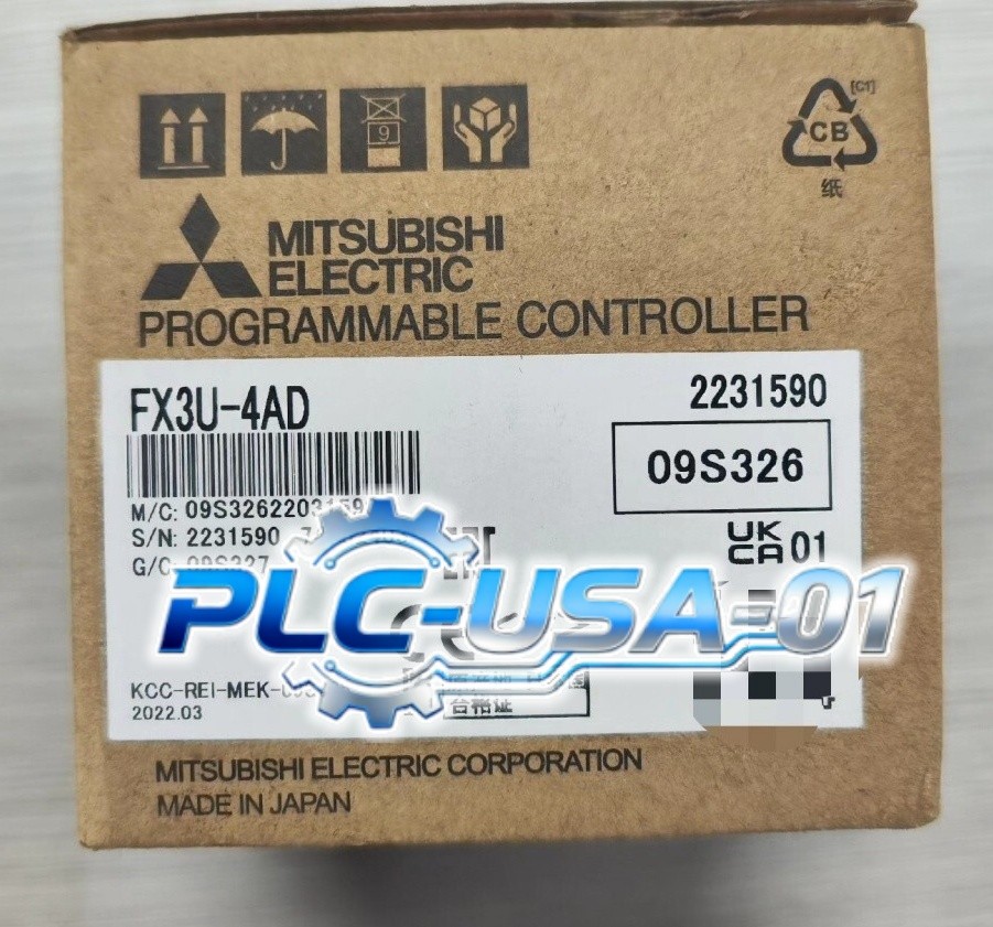 1PCS Brand New Mitsubishi FX3U-4AD PLC Module FX3U4AD  Fast shipping