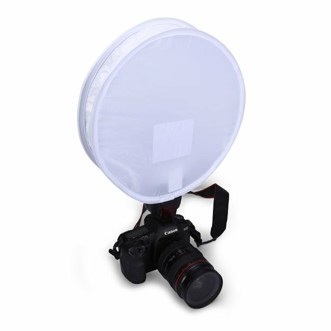 30CM Multifunctional Grey Card Diffuser Softbox 31cm For Flash White Balance