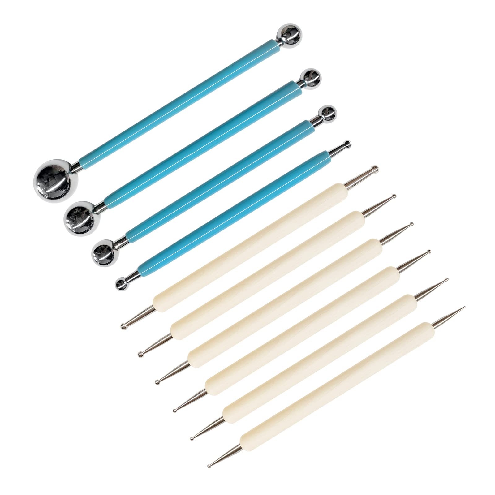 10Pcs Dotting Tools, Ball End Dot Art Tools for Rock Painting, Pottery Clay...