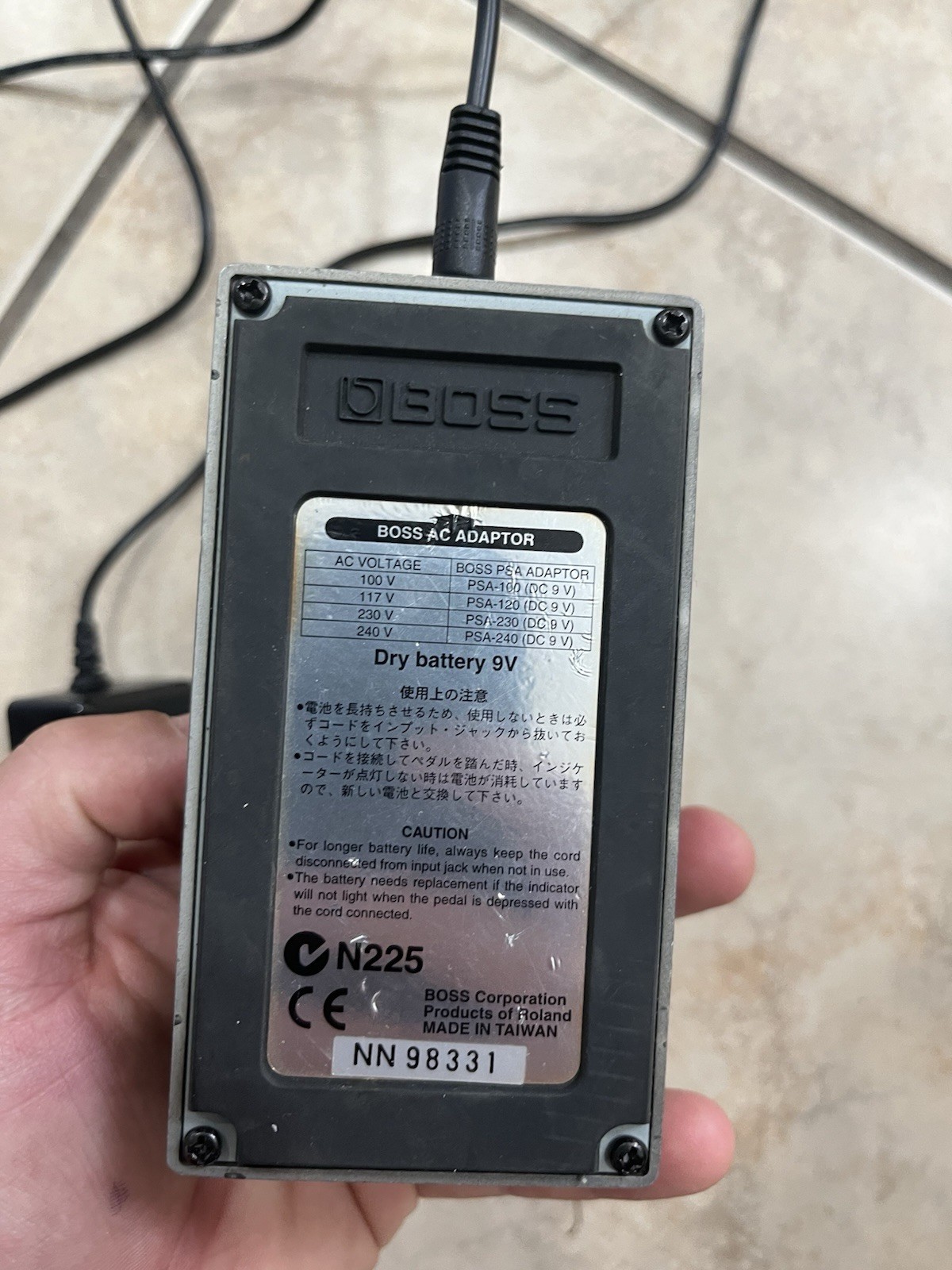 Boss Metal Zone Guitar Distortion (MT-2)