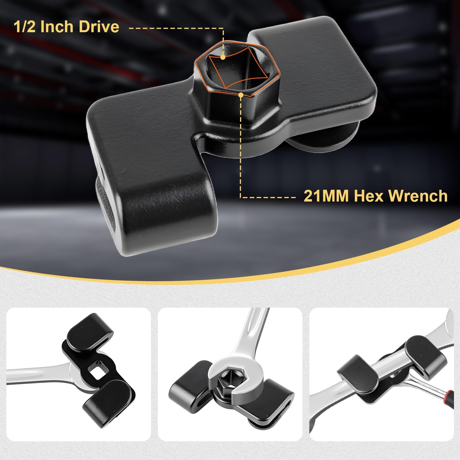 2pcs Wrench Extender Tool, Long 13.4’’ Wrench Extension for Easy to Leverage,...