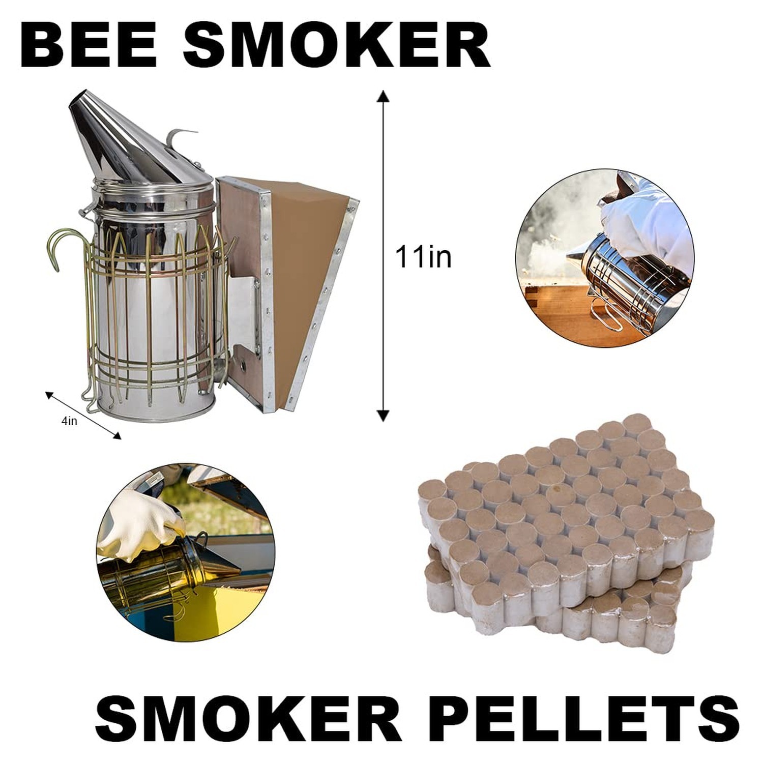 MayBee Beekeeping Supplies Bee Keeper Starting Kit 20 Pcs Beekeeping Tool Kit...