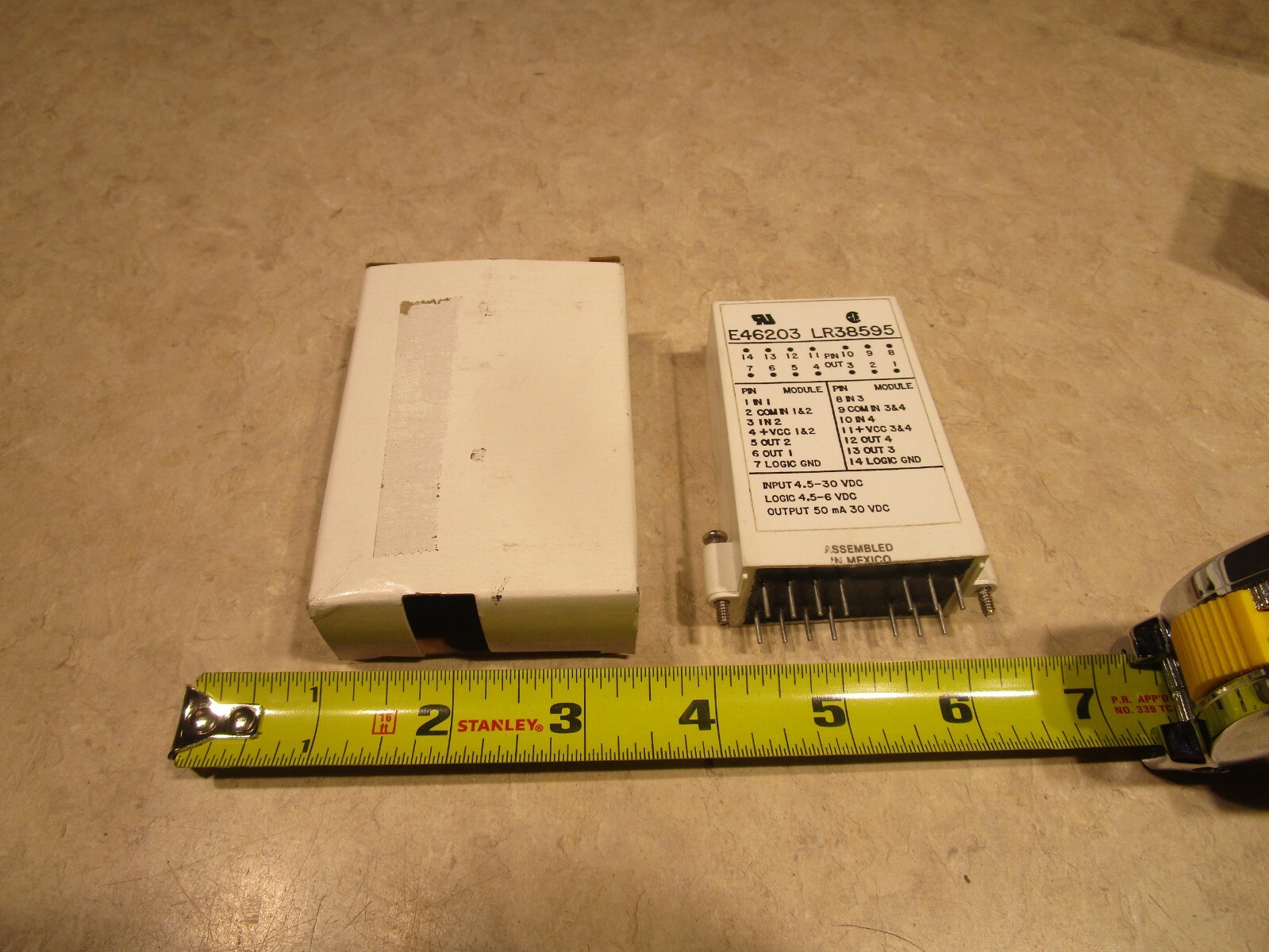 CROUZET IDC5BQ-256 4 CHANNEL DC INPUT MODULE, R0344