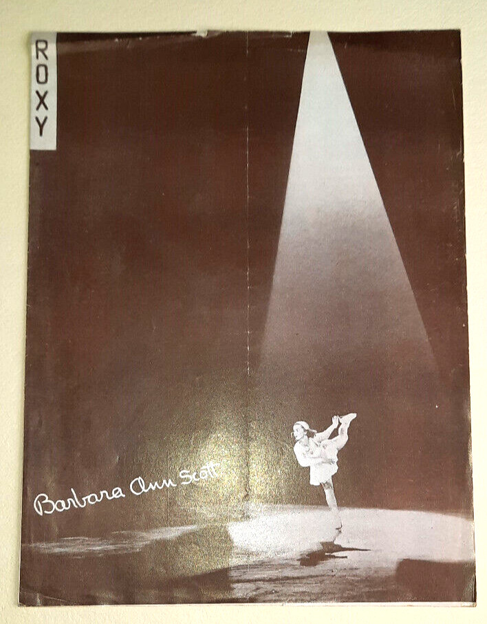 Program for Barbara Ann Scott 1st Skating Ice Show - Roxy Theatre New York 1948