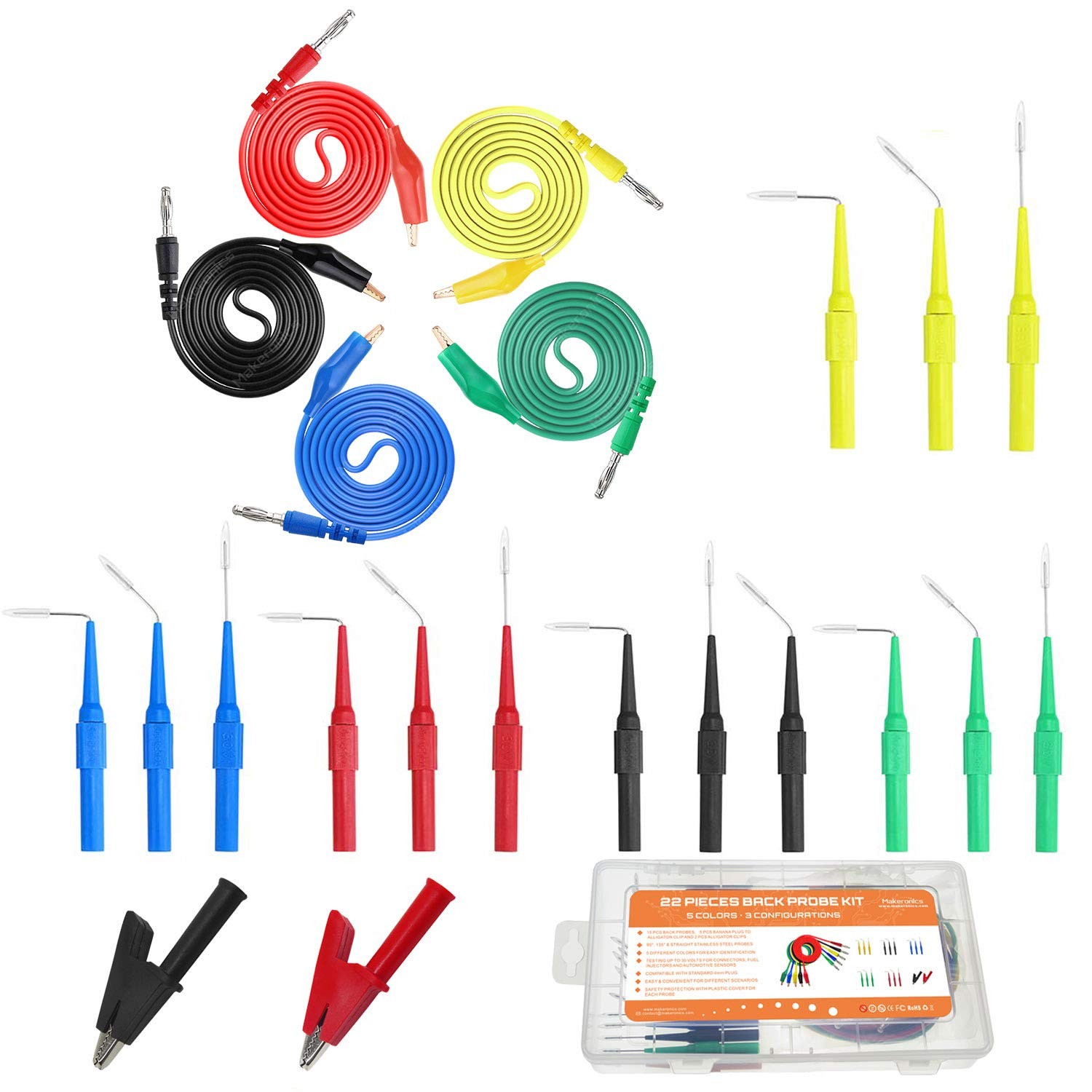 22 PCS Back Probe Kit