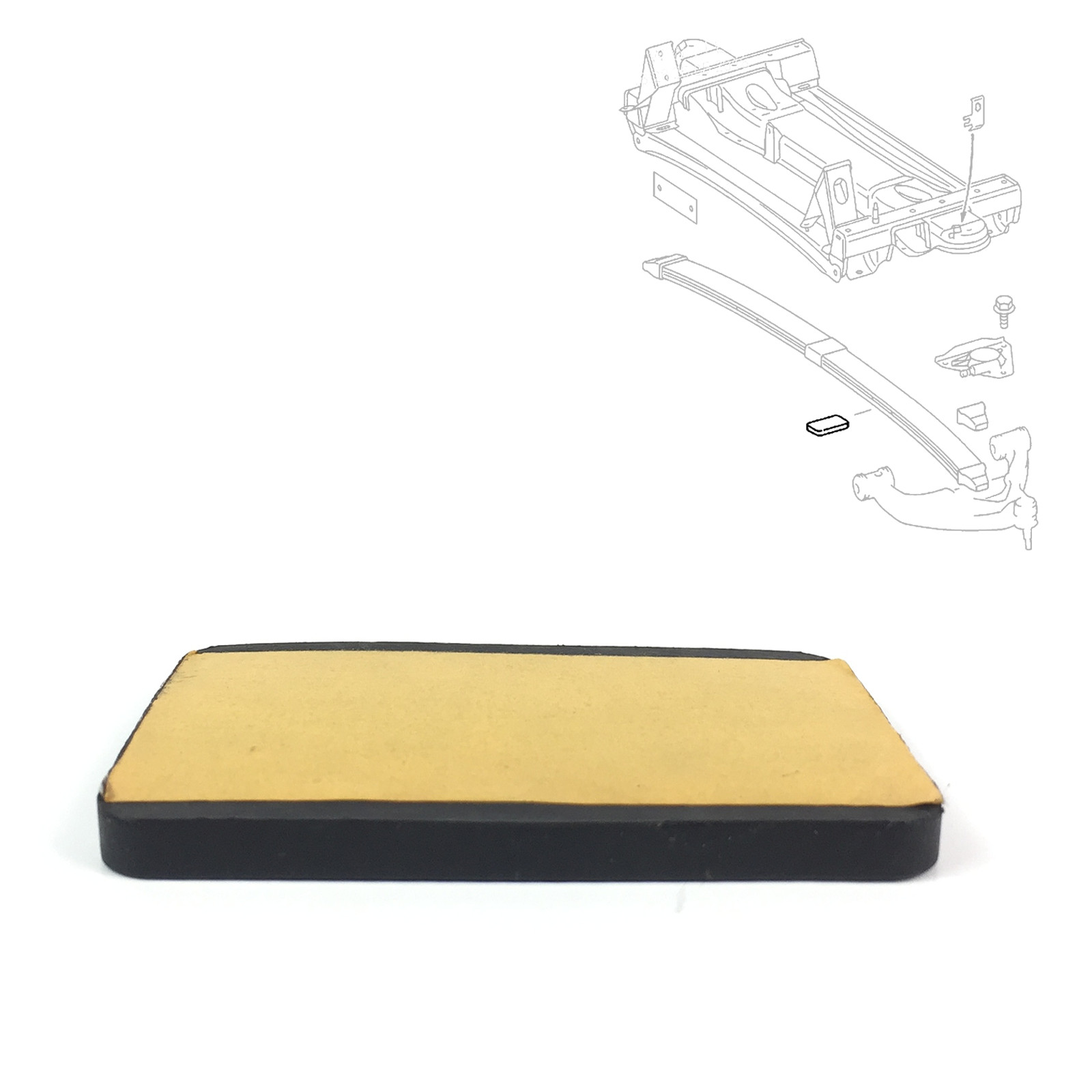 SPRING LEAF BUFFER FITS MERCEDES- BENZ TRUCKS 9013250084