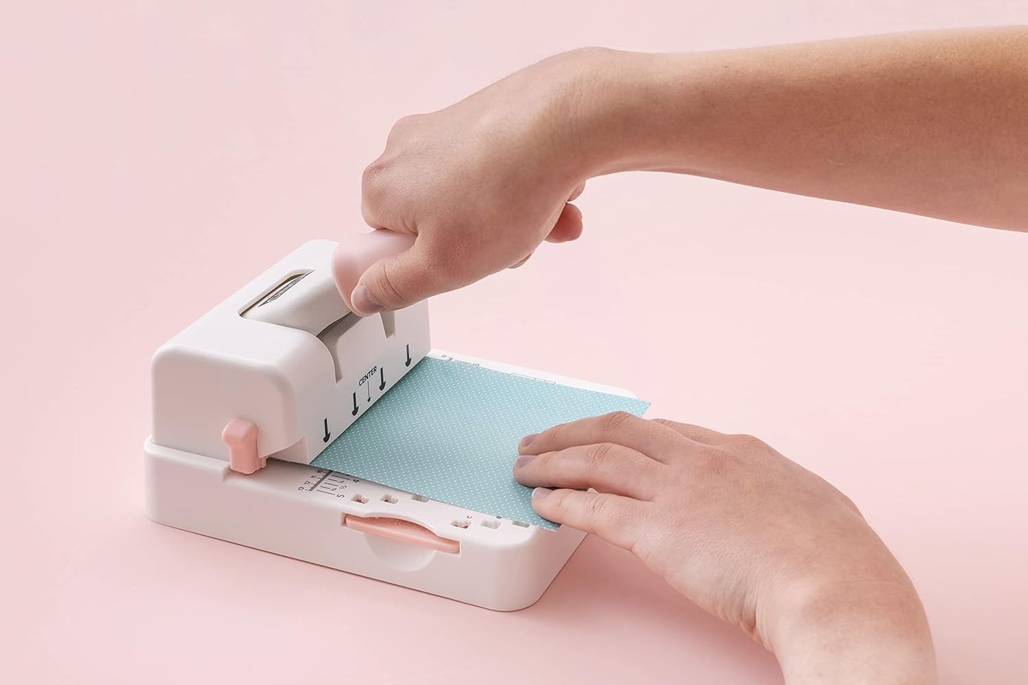 We R Disc Cinch Book Binding Tool-White/Pink
