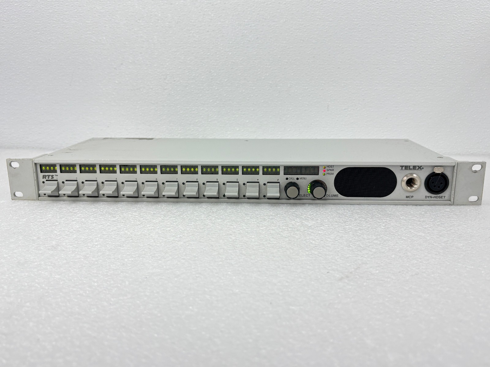 Bosch RTS Telex KP 12 12 Position Key Panel Intercom System KP12 with Rack Ears