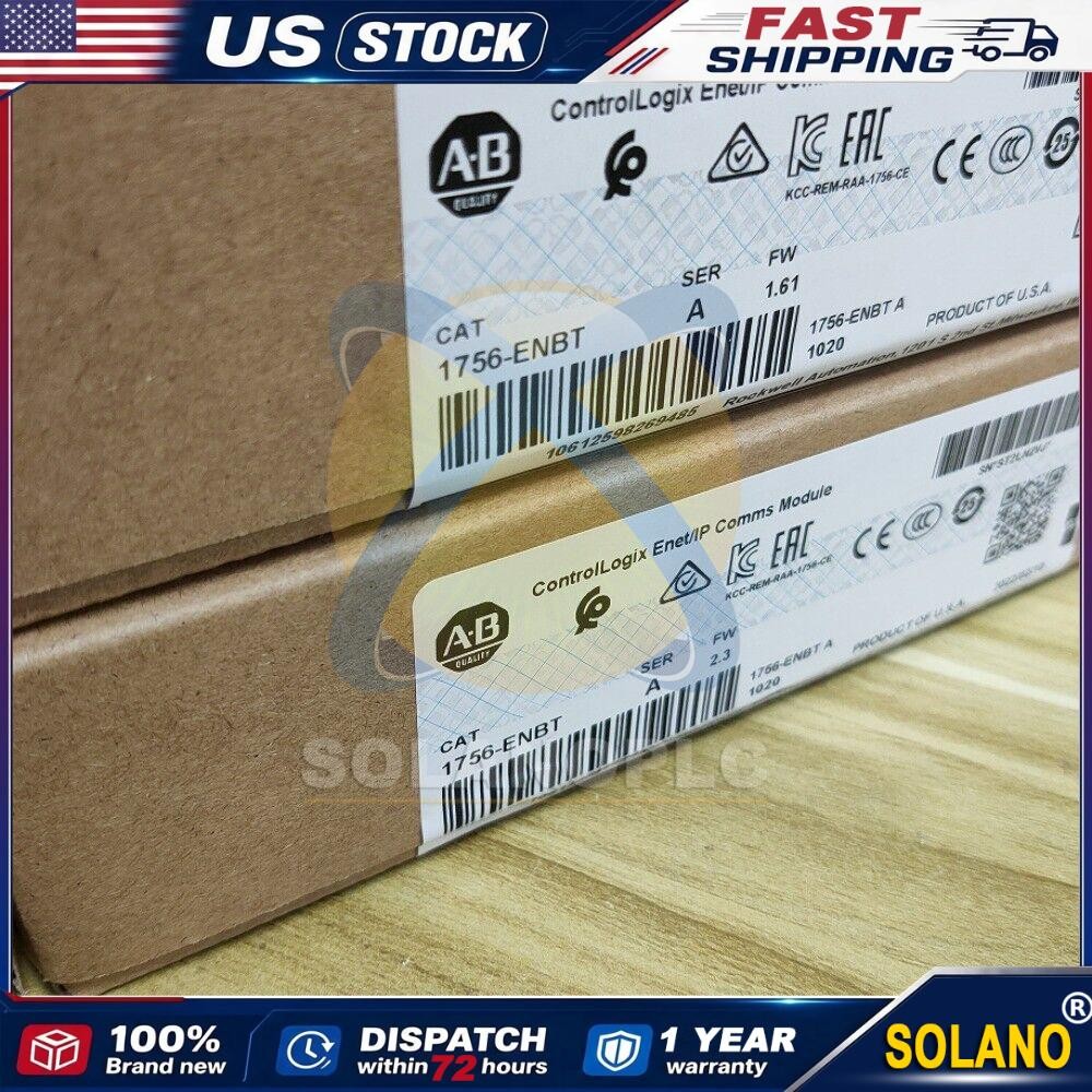 NEW- Sealed AB 1756-ENBT SER A ControlLogix EtherNet/IP Module 1756ENBT USA