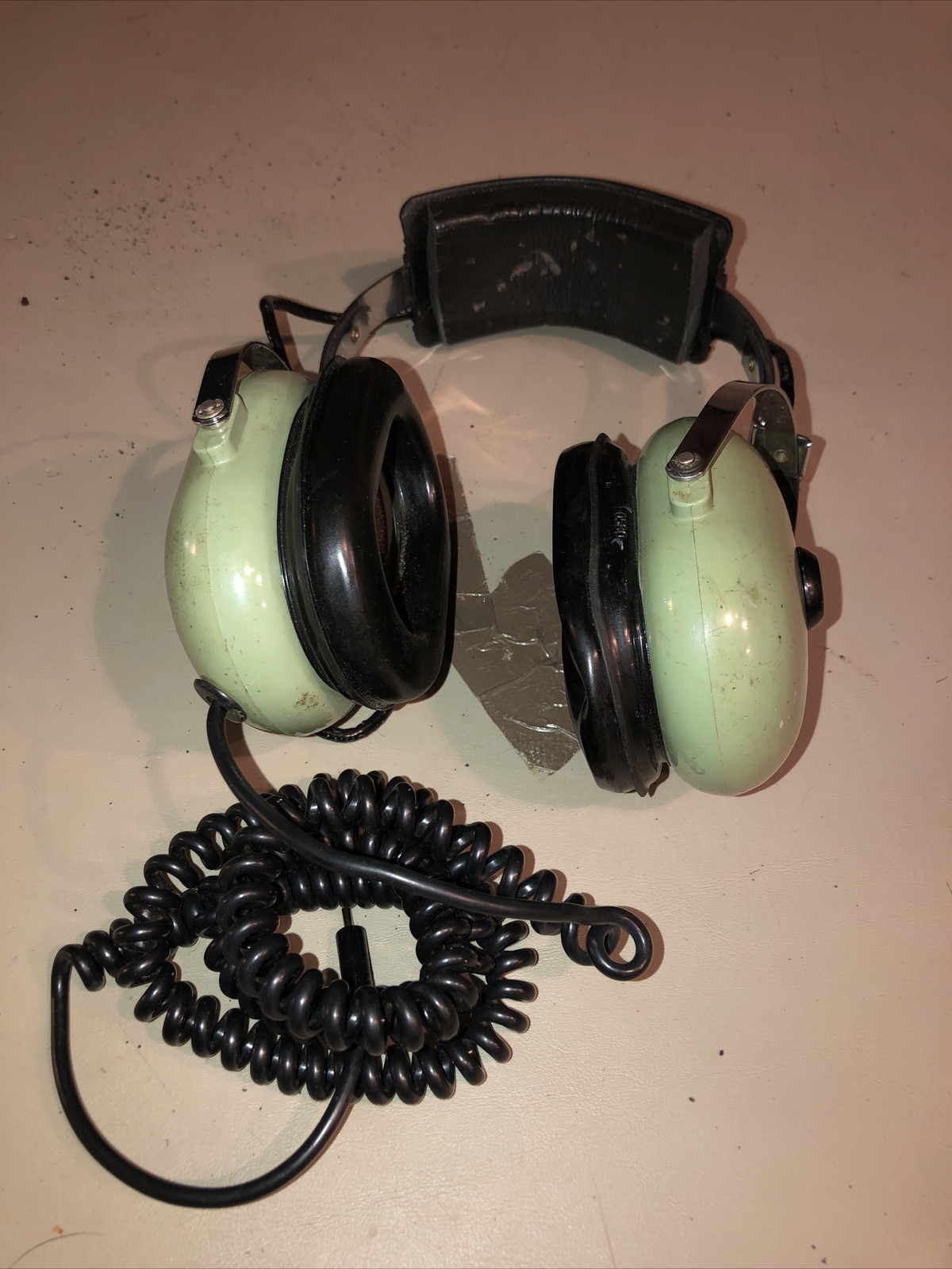 Used David Clark H5030 Voice Powered Headset 12511G-01. No Mic. Tested/Works