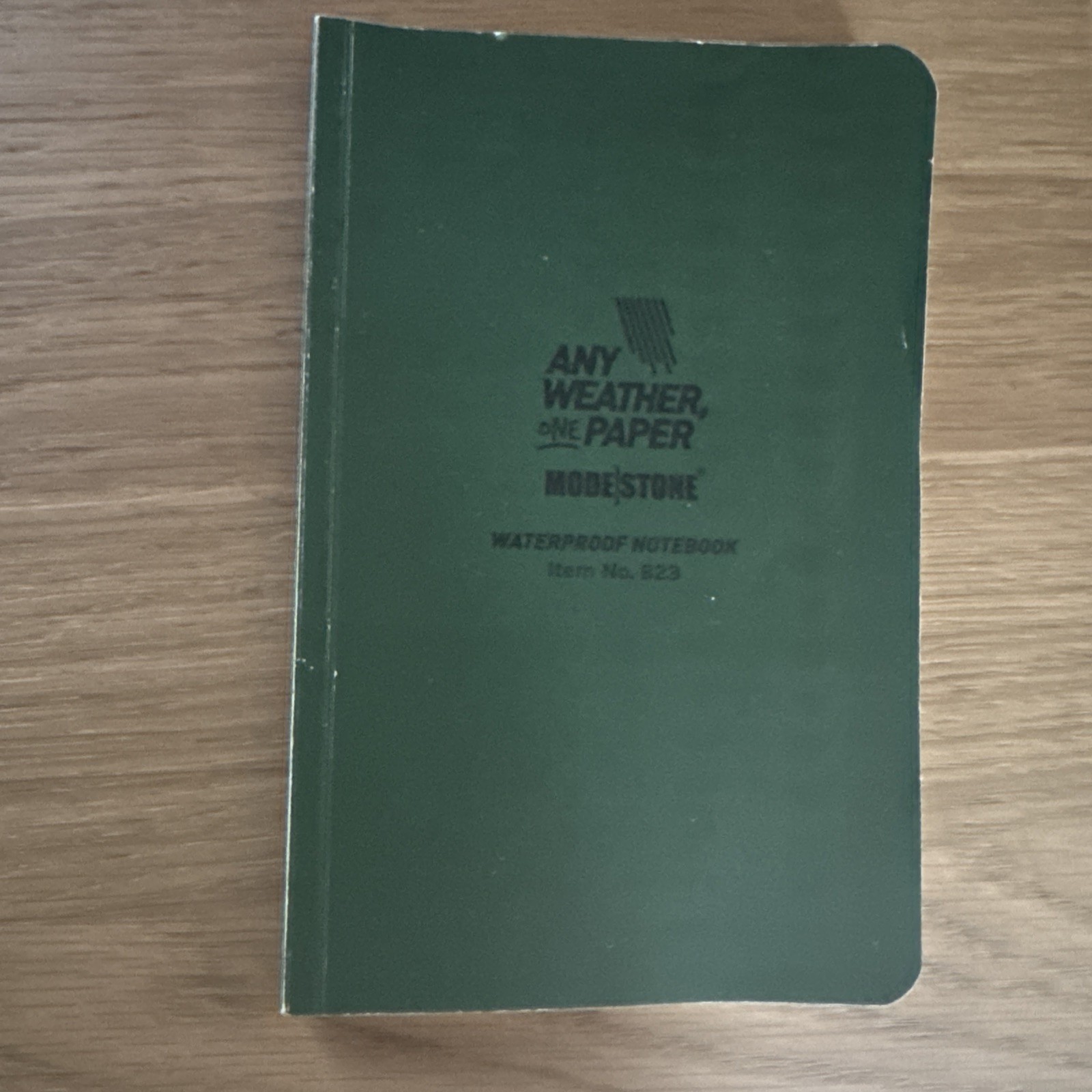 Modestone Flexible Waterproof Notebook - Green (118mmx183mm)