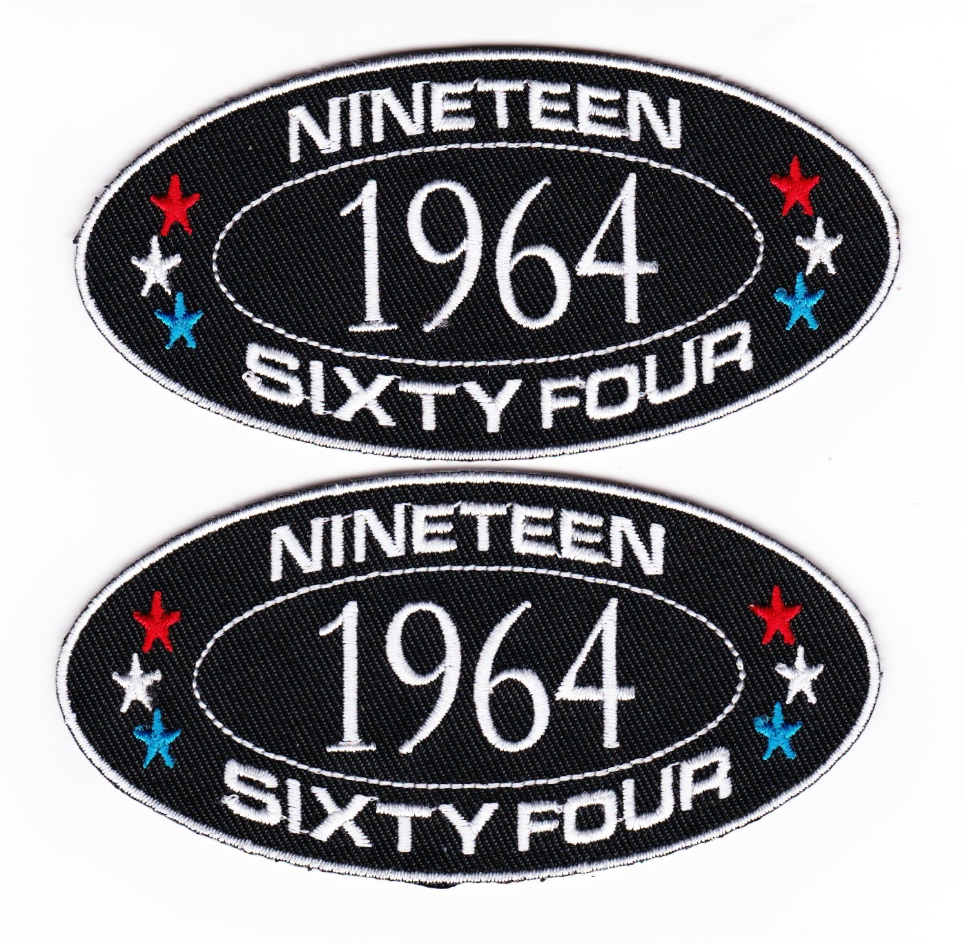 1964 SEW/IRON ON PATCH EMBROIDERED BADGE EMBLEM CHEVROLET FORD DODGE PONTIAC
