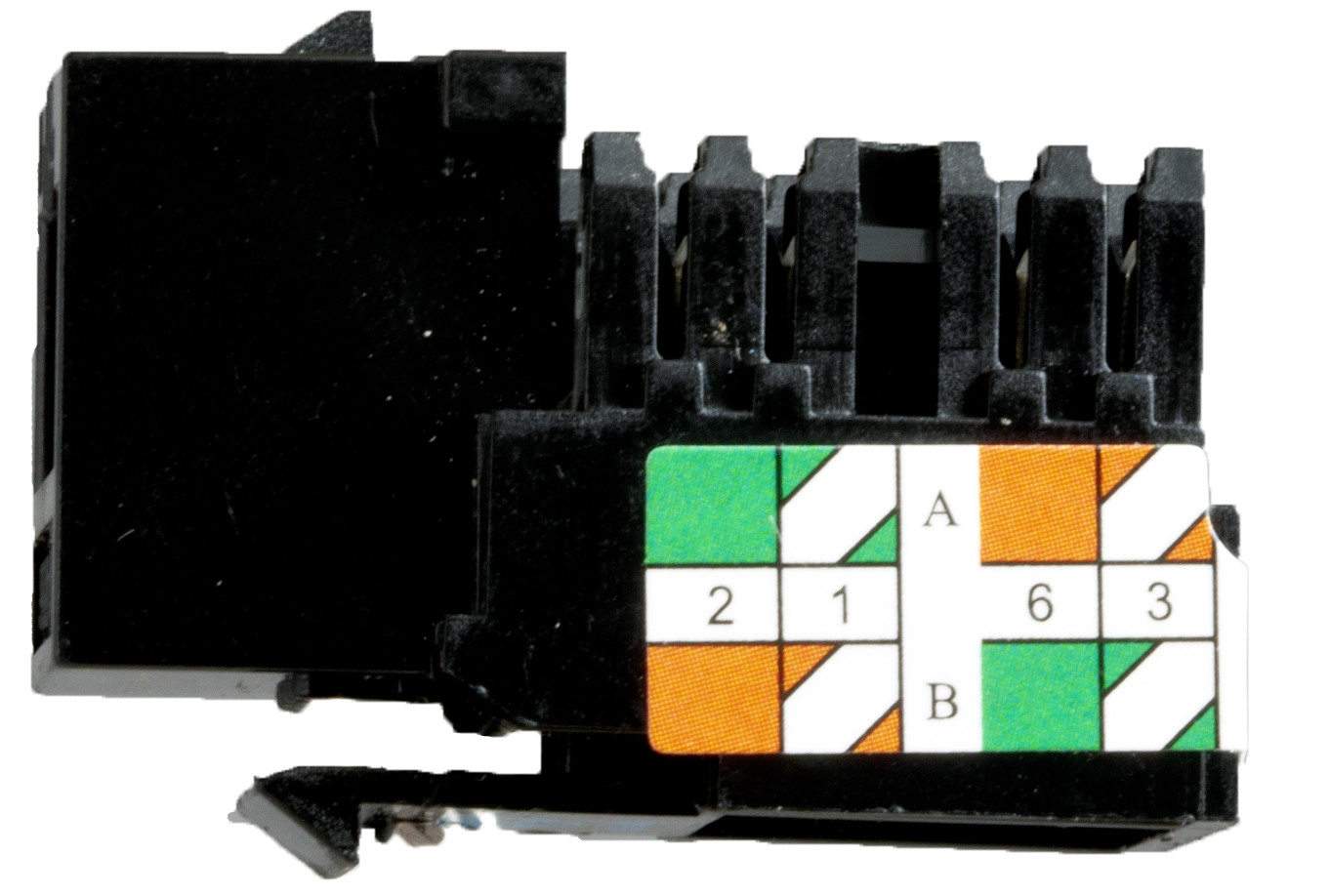 Cat6 Keystone Jacks in Black 12 Pcs Pack Tuff Jacks Lifetime Warranty