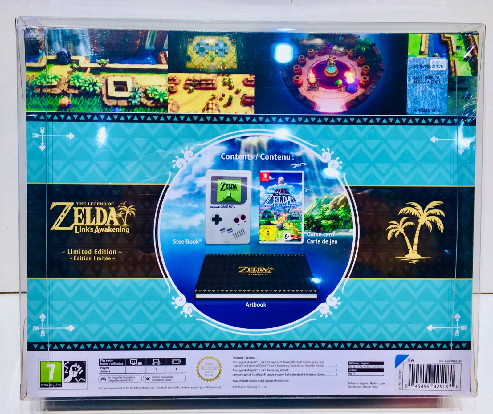 1 Box Protector For ZELDA LINKS AWAKENING EU EDITION Nintendo Switch Case