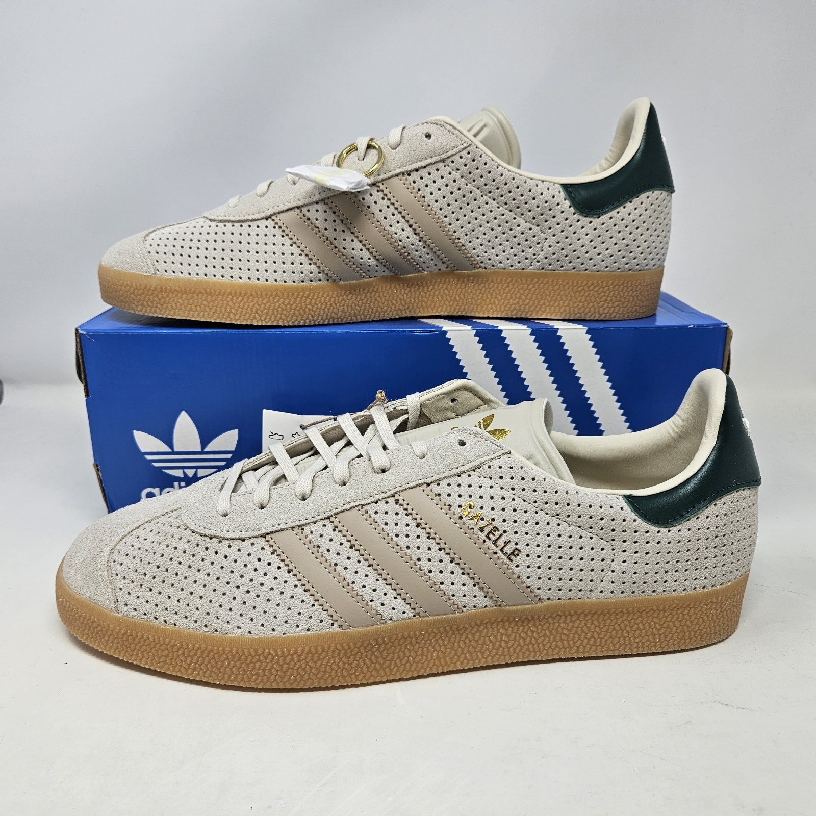 Adidas Gazelle 'Collegiate Green Beige' Casual Shoes / IF7155 / Men's Size 13