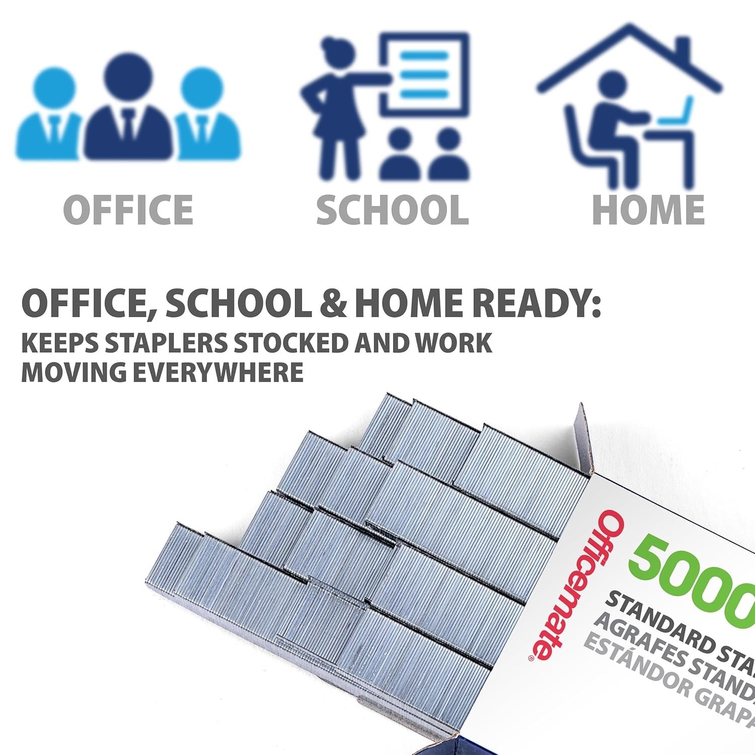 Chisel Point Staples 5000 Pack - Optimal Performance for Office and School Use