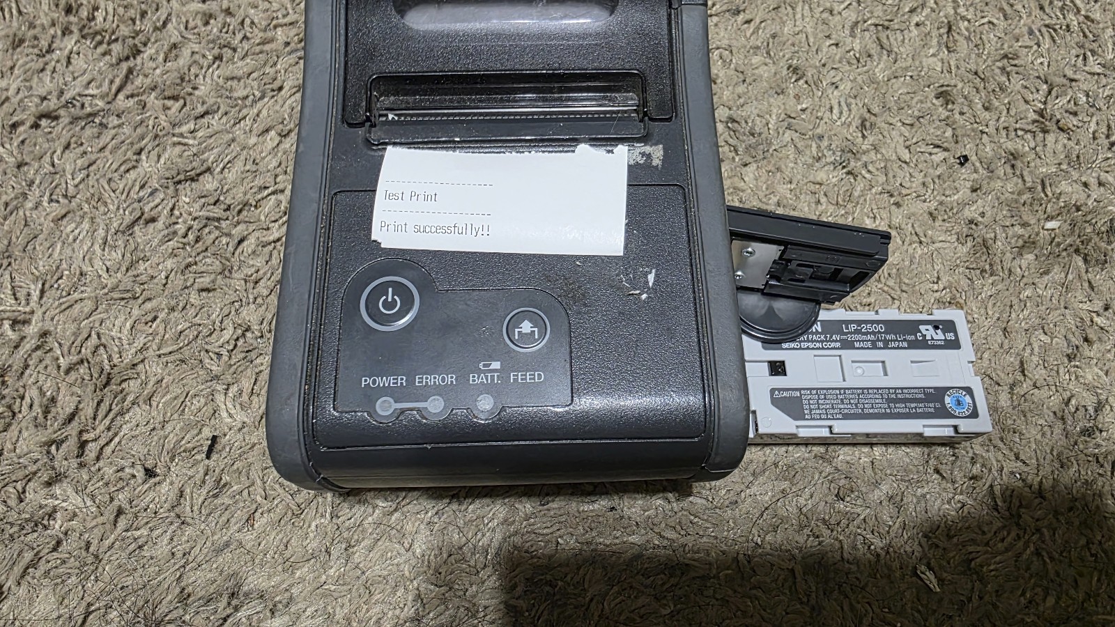 Epson TM-P60 M196B POS Bluetooth Thermal Receipt Printer; 6160910