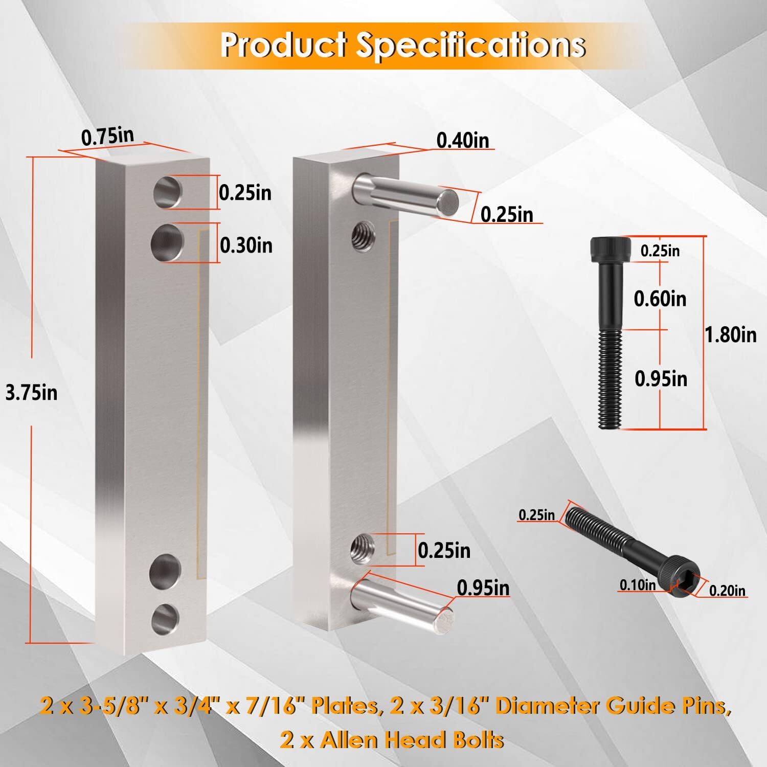 Hardened File Guide with Carbide Surface For Knife Makers Knife Making Tool