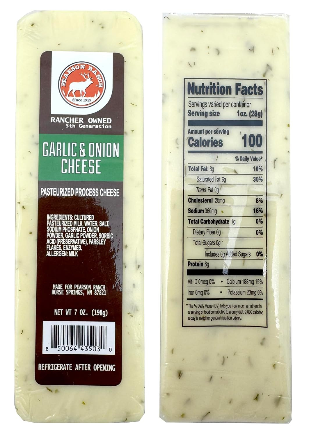 Pearson Ranch Exotic Meat Summer Sausage Gift Box with Cheese