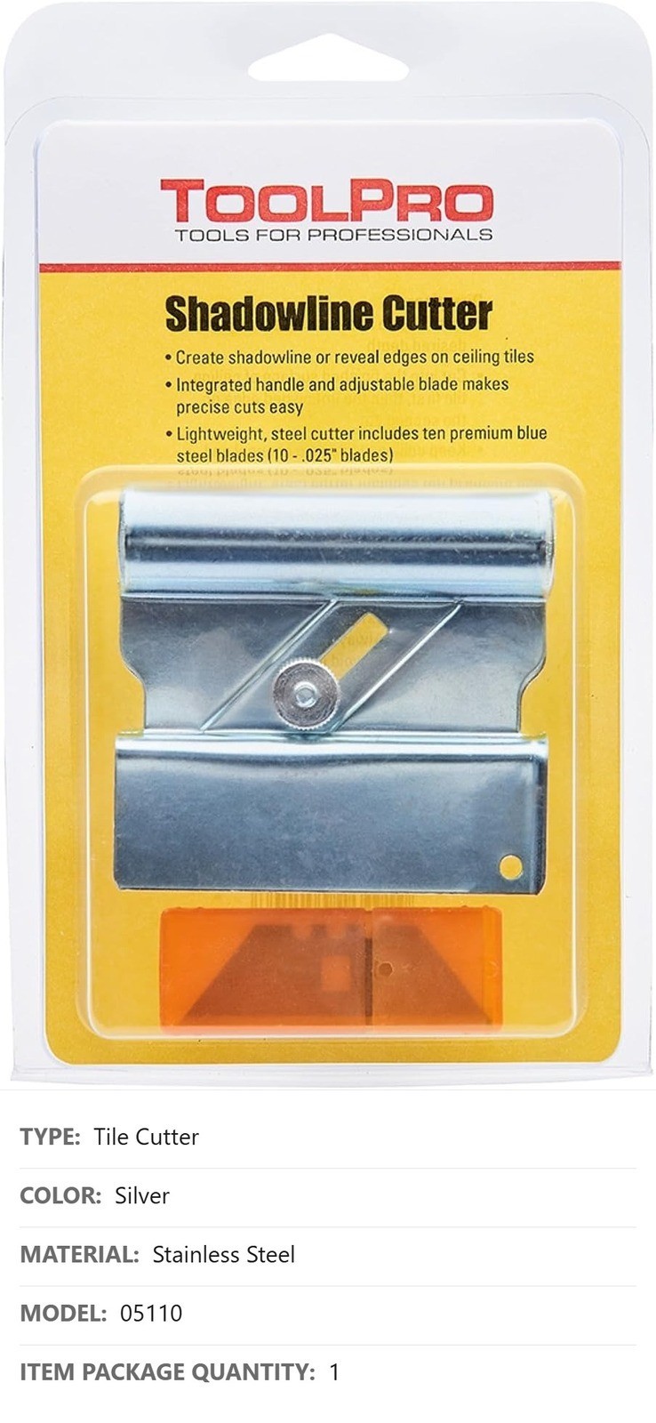 Shadowline Tile Cutter