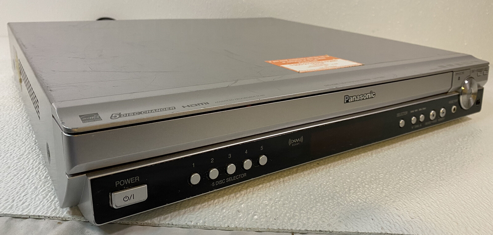 Panasonic 5 Disk DVD Home Theatre System Model #SA-PT650 Tested