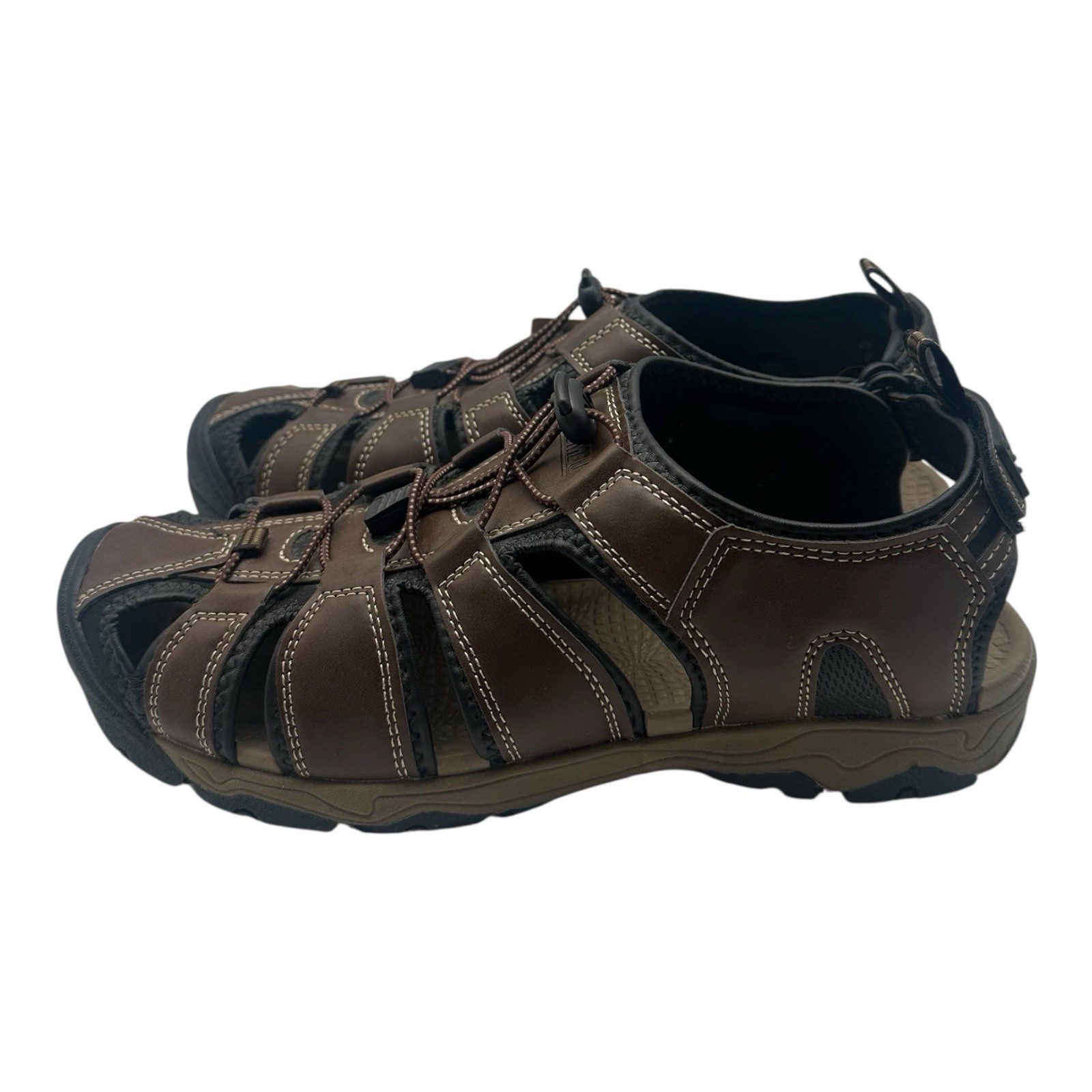Khombu William Fisherman Sandals Mens Sz 11 Bungee All Terrain Outdoors NWT