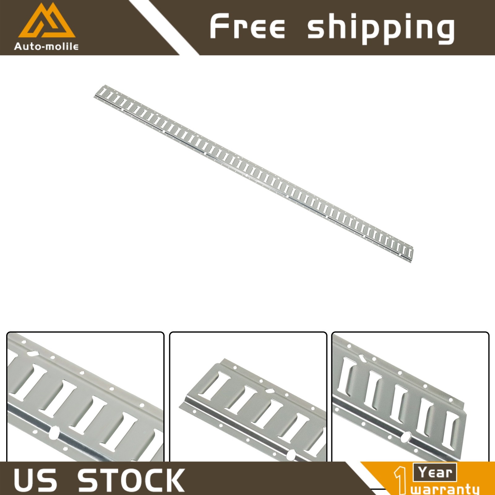 8' E Track Tie Down Rail System Multi Purpose High Quality For Van Truck 28 Pack