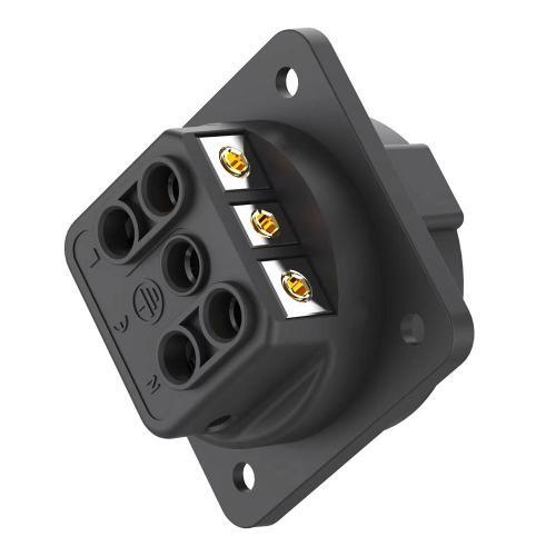Schuko Double Socket Wall Socket Copper Power Receptacles Outlets EU Version x1