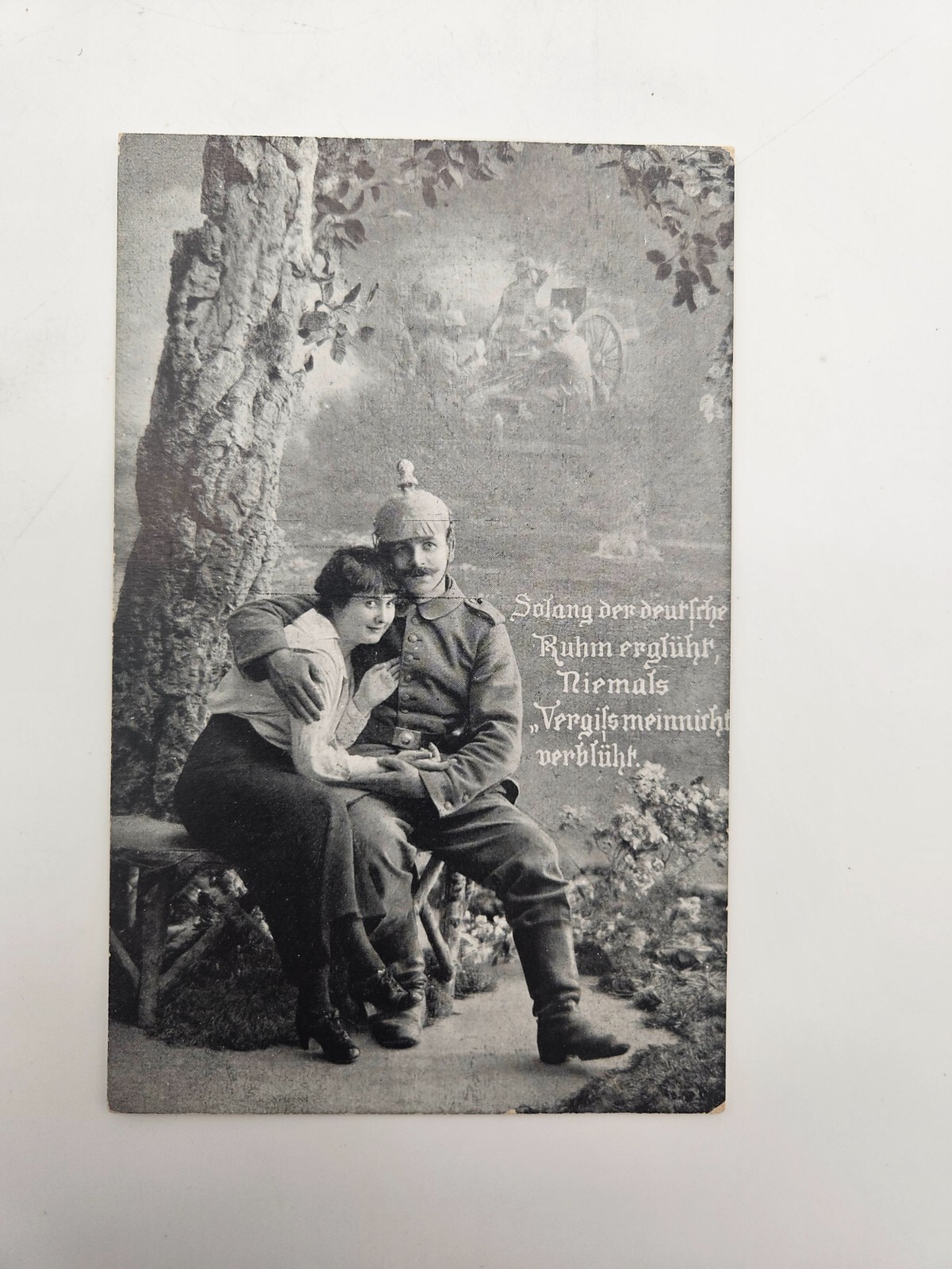 HA2064: Postcard, Solang Der German Fame Erglüht