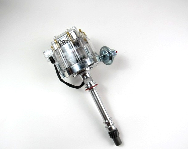 Chevy SBC 283-350 BBC 454 HEI Distributor Drive 65K Coil Clear Cap D33100C