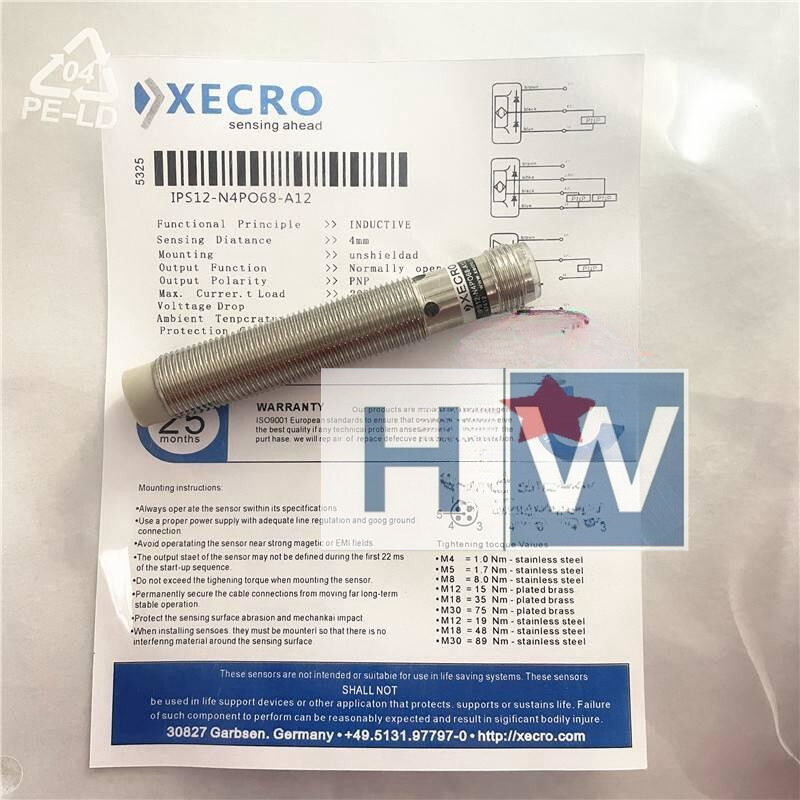 New 1PC XECRO IPS12-N4PO68-A12 Escalator Handrail Detection Sensor
