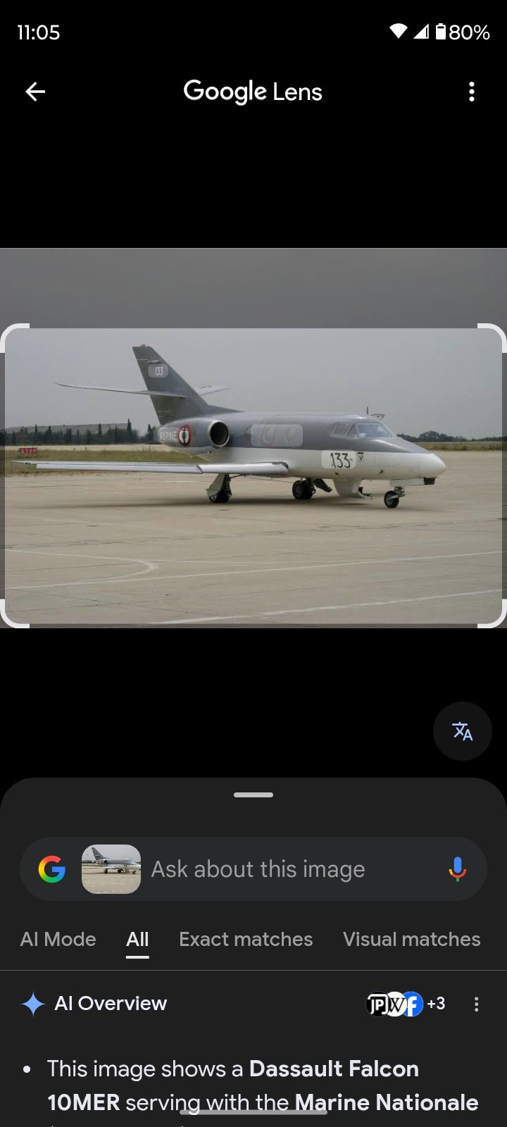 Dassault Jet Falcon 10  PARTS CATALOG ON MICROFICHE AIRCRAFT