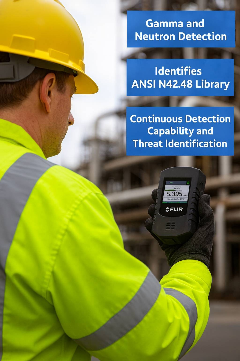 Flir identiFINDER R300 ZH-R Spectroscopic Radiation Detector, Unlocked, Grade A