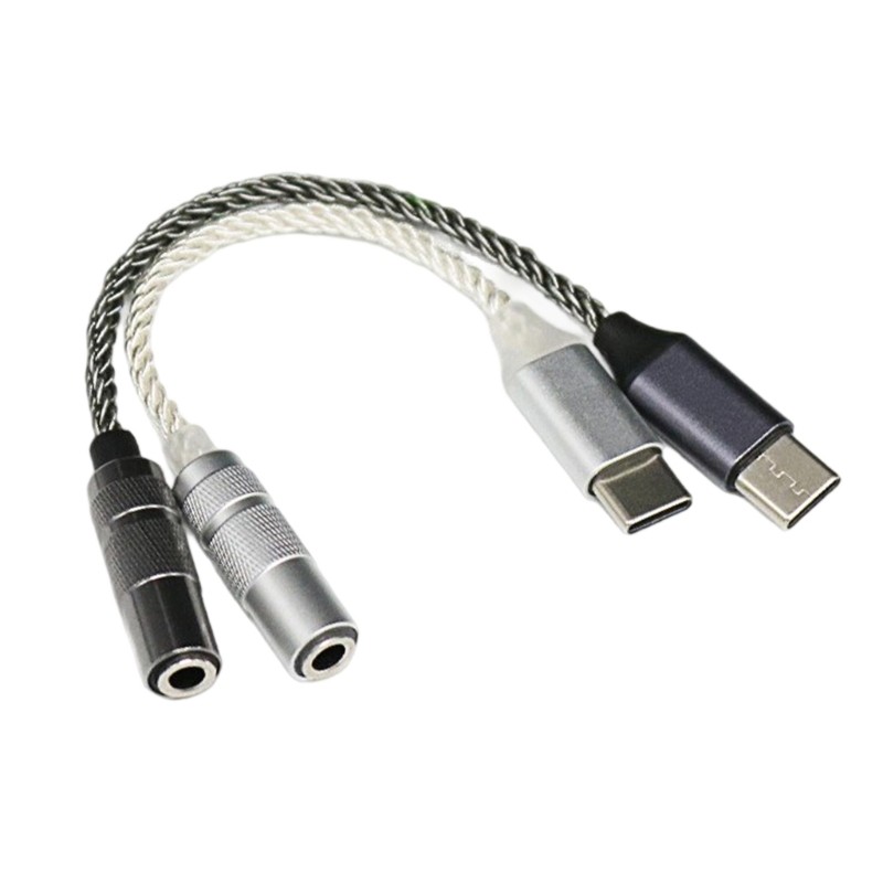 USB C to 3.5mm Sound Adapter Type C to 3.5mm Headphone Cable Female Stereo Cable