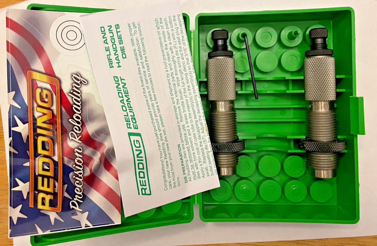 Redding .25-06 Rem. Imp 40 degree - 2 DIe Reloading Set - Preowned - 80422