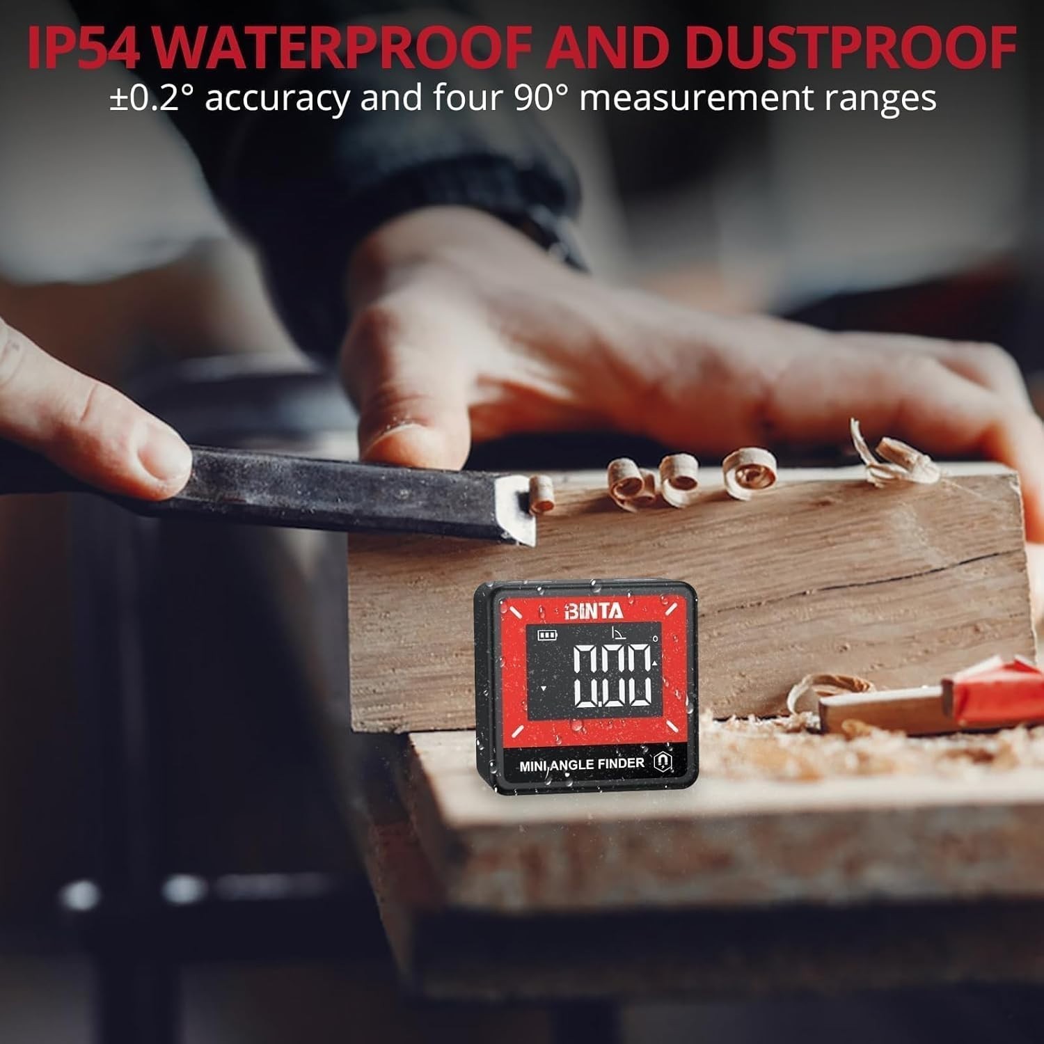 High-Precision Waterproof Angle Measuring Tool - Ideal for DIY & Construction