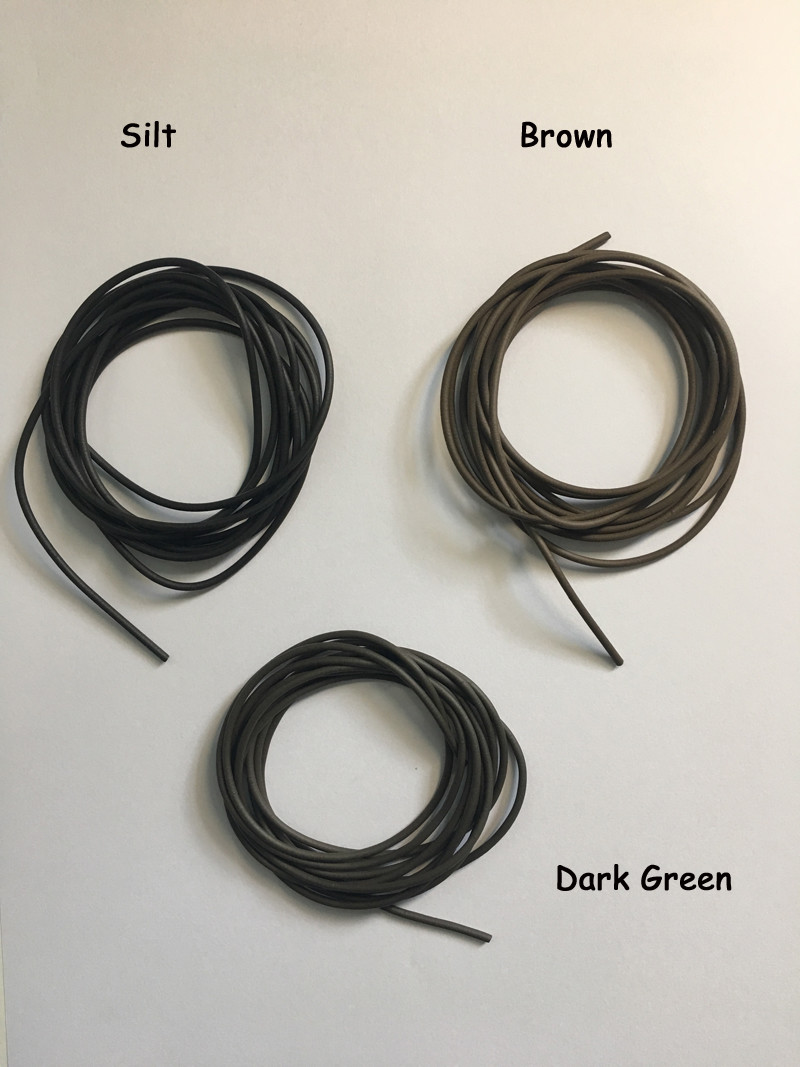 Tungsten Rig Tubing - Green, Brown and Silt-Extra Heavy-Carp Terminal Tackle