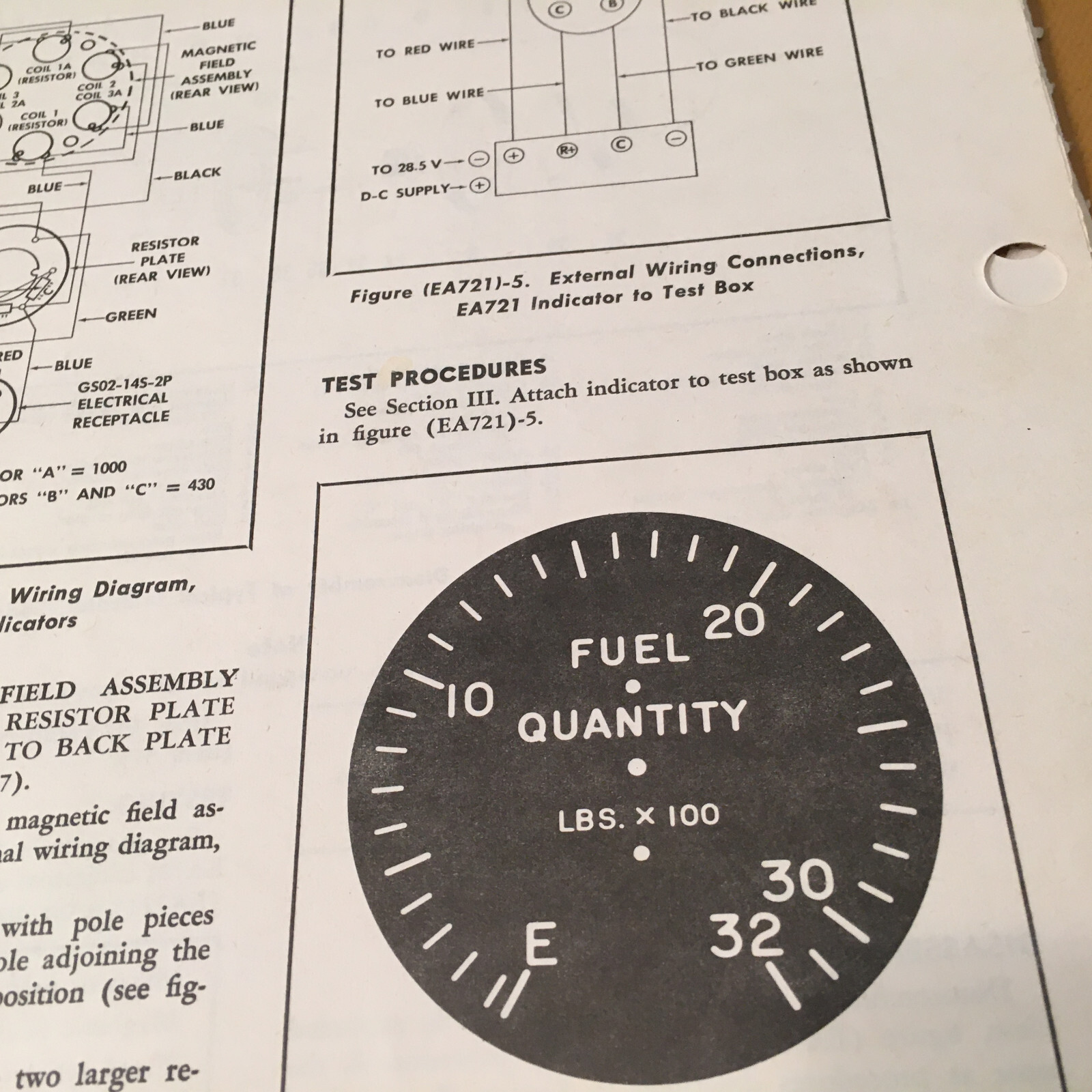 Liquidometer EA711 & EA721 Quantity & Pressure Indicators Overhaul Instructions