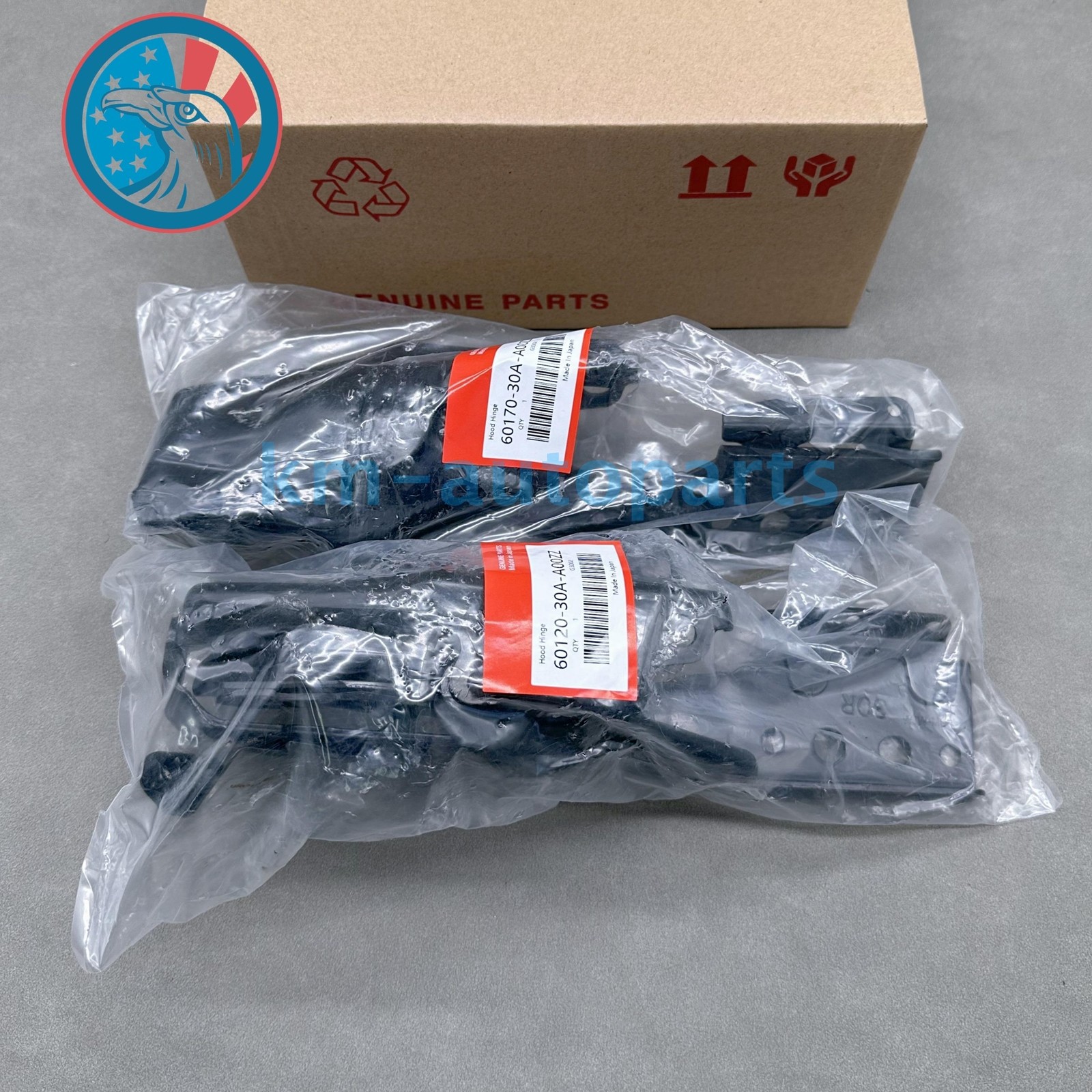 OEM! 1Set Driver Passenger Side Hood Hinges 6012030AA00ZZ For Honda Accord 23-24