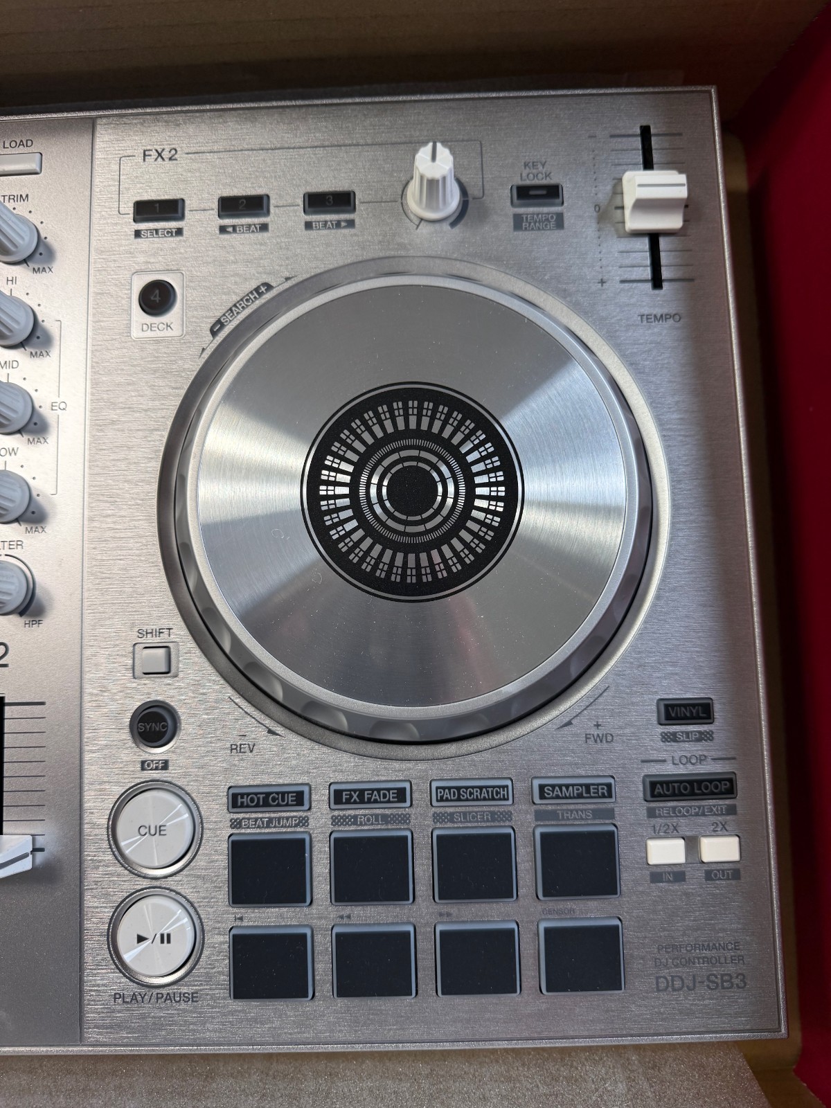 Pioneer DJ DDJ-SB3-S Silver DJ Controller for Serato DJ Lite Open Box
