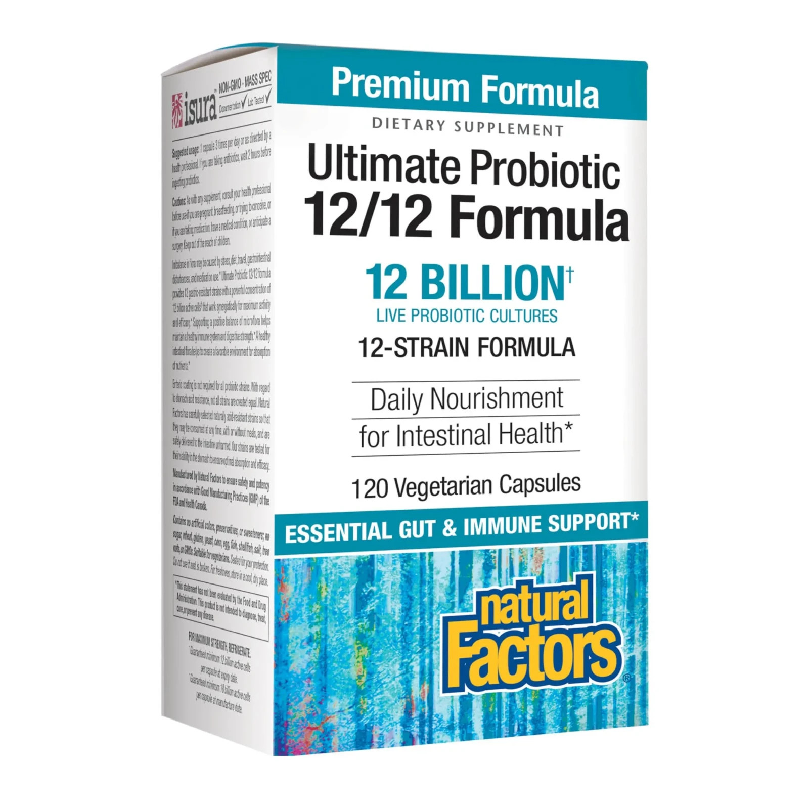 Natural Factors Ultra Probiotic 12B 120 Veggie caps