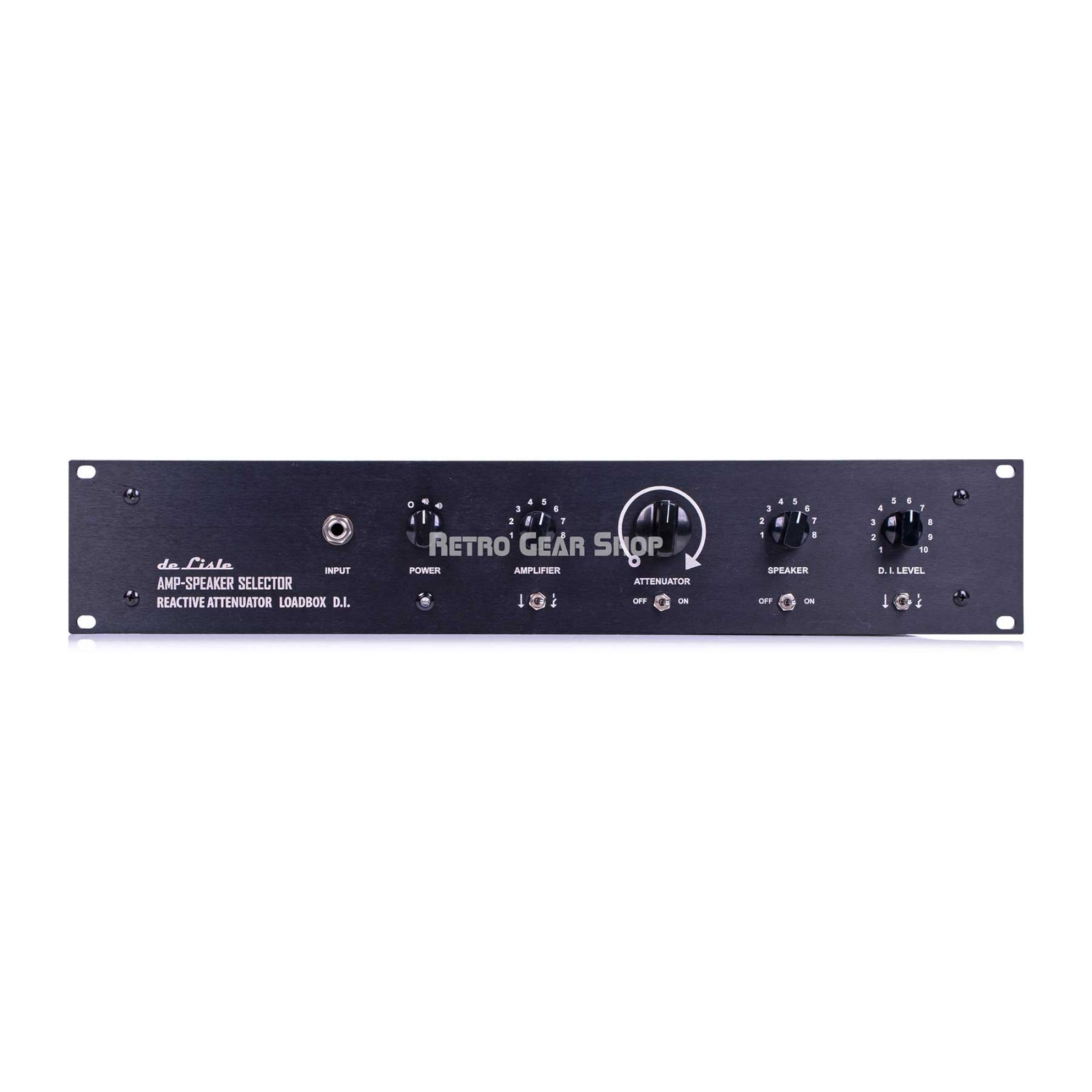 de Lisle Amp-Speaker Selector 8×8 with Reactive Attenuator Single Input