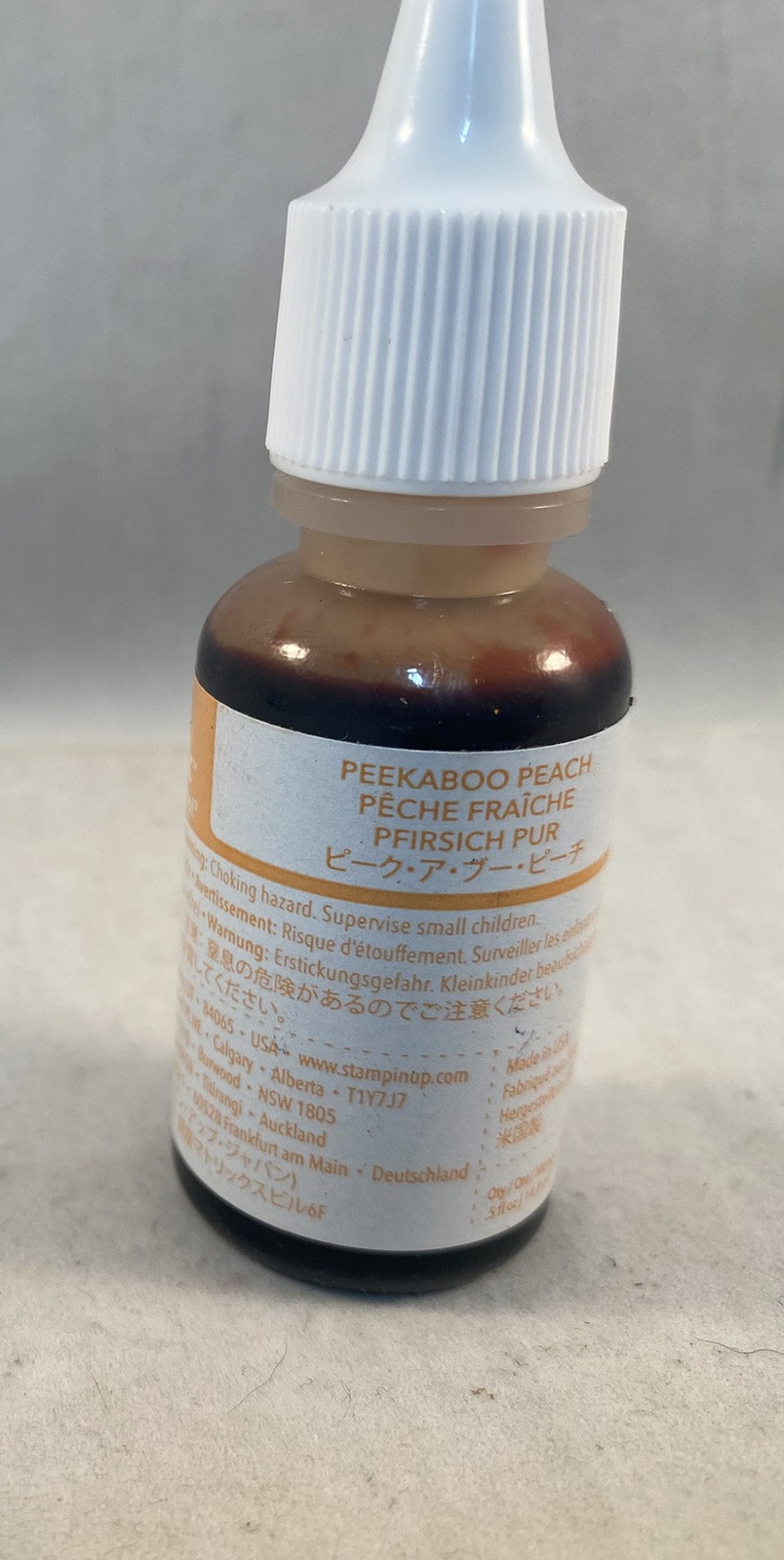 PEEKABOO PEACH Reinker by Stampin Up Classic Ink, Refill