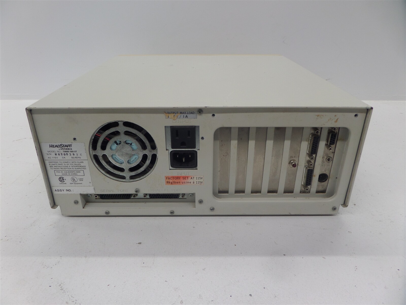 Vintage Vendex Headstart Turbo-888-XT Computer - No Hard Drive